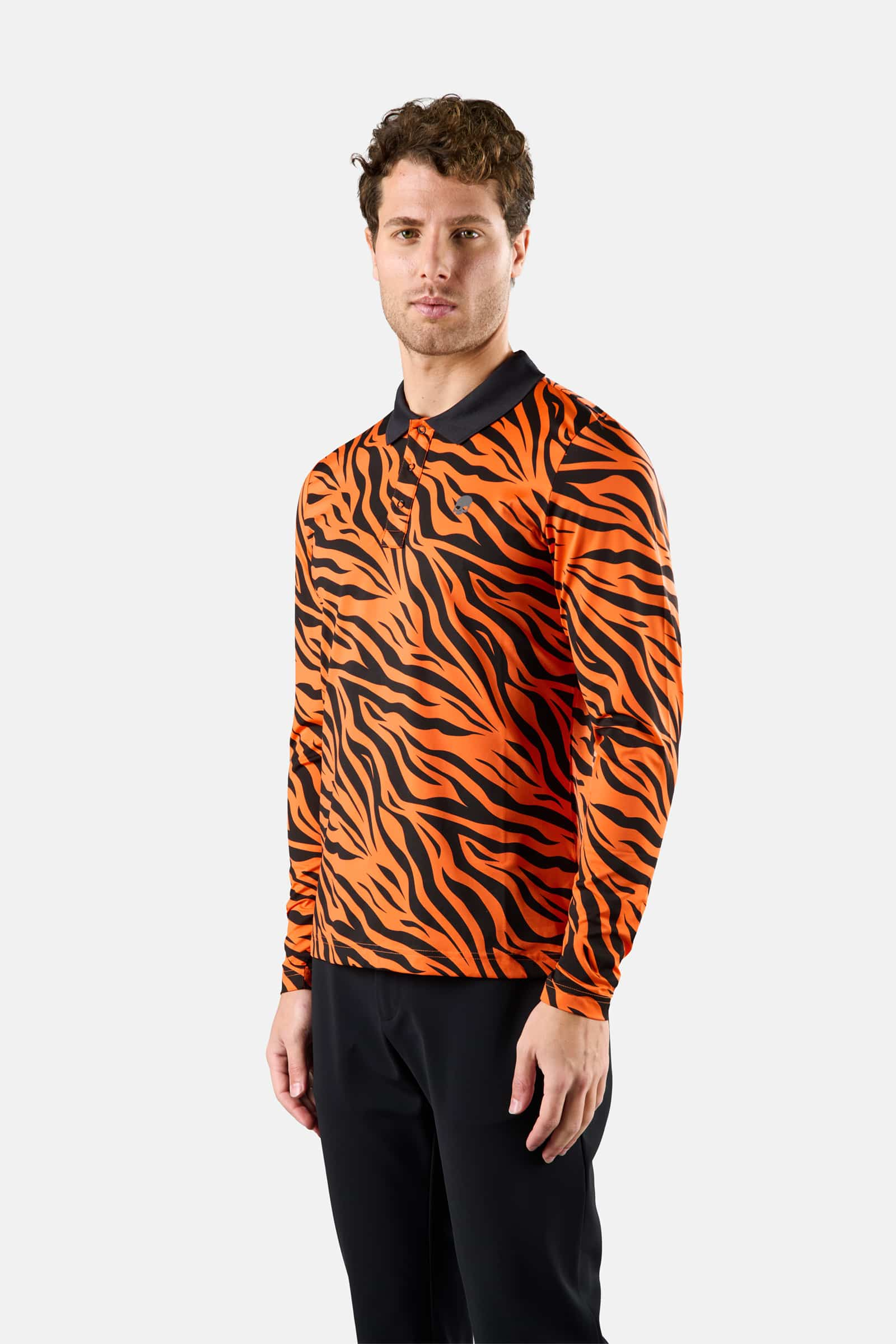 Polo con stampa a manica lunga - ORANGE TIGER - Abbigliamento sportivo | Hydrogen