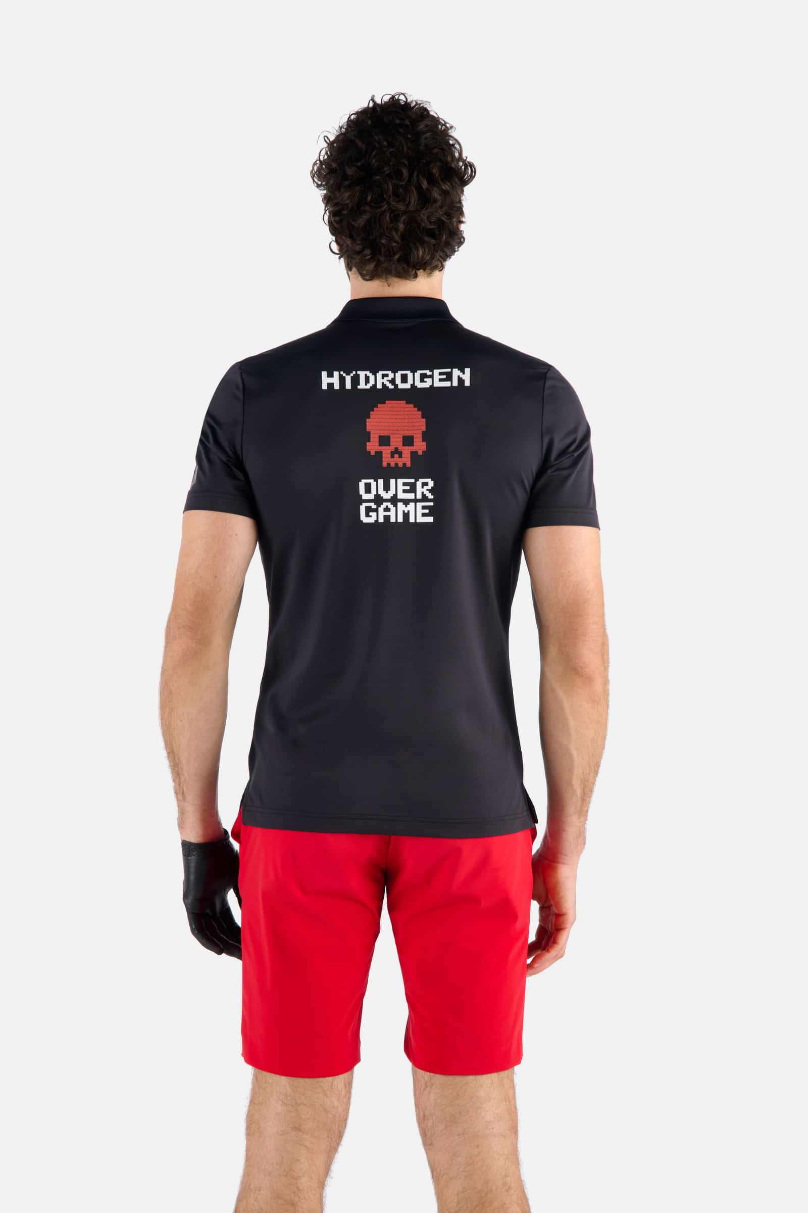 OVER GAME GOLF POLO COMFORT - BLACK - Hydrogen - Luxury Sportwear