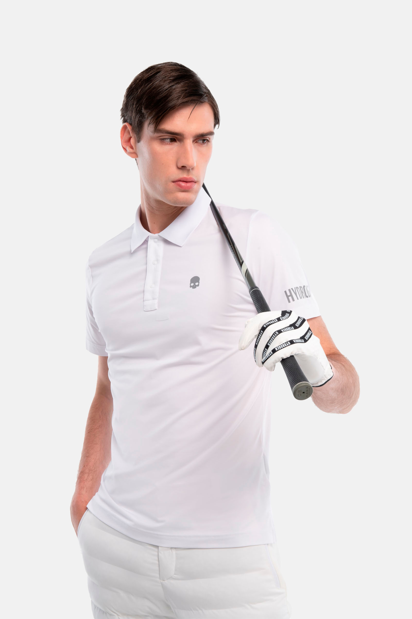 BASIC GOLF POLO - WHITE - Hydrogen - Luxury Sportwear
