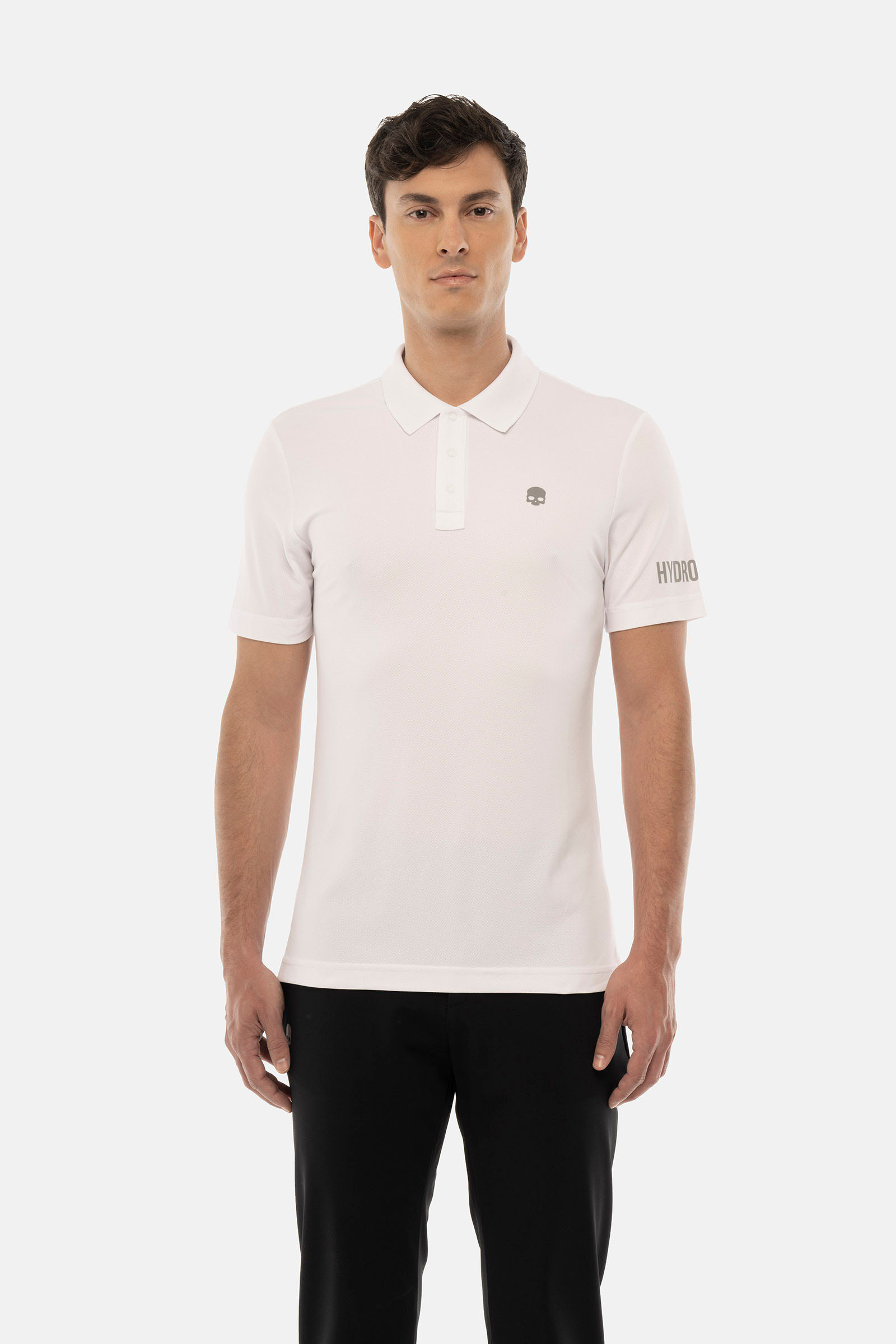 GOLF PIQUET POLO - WHITE - Hydrogen - Luxury Sportwear