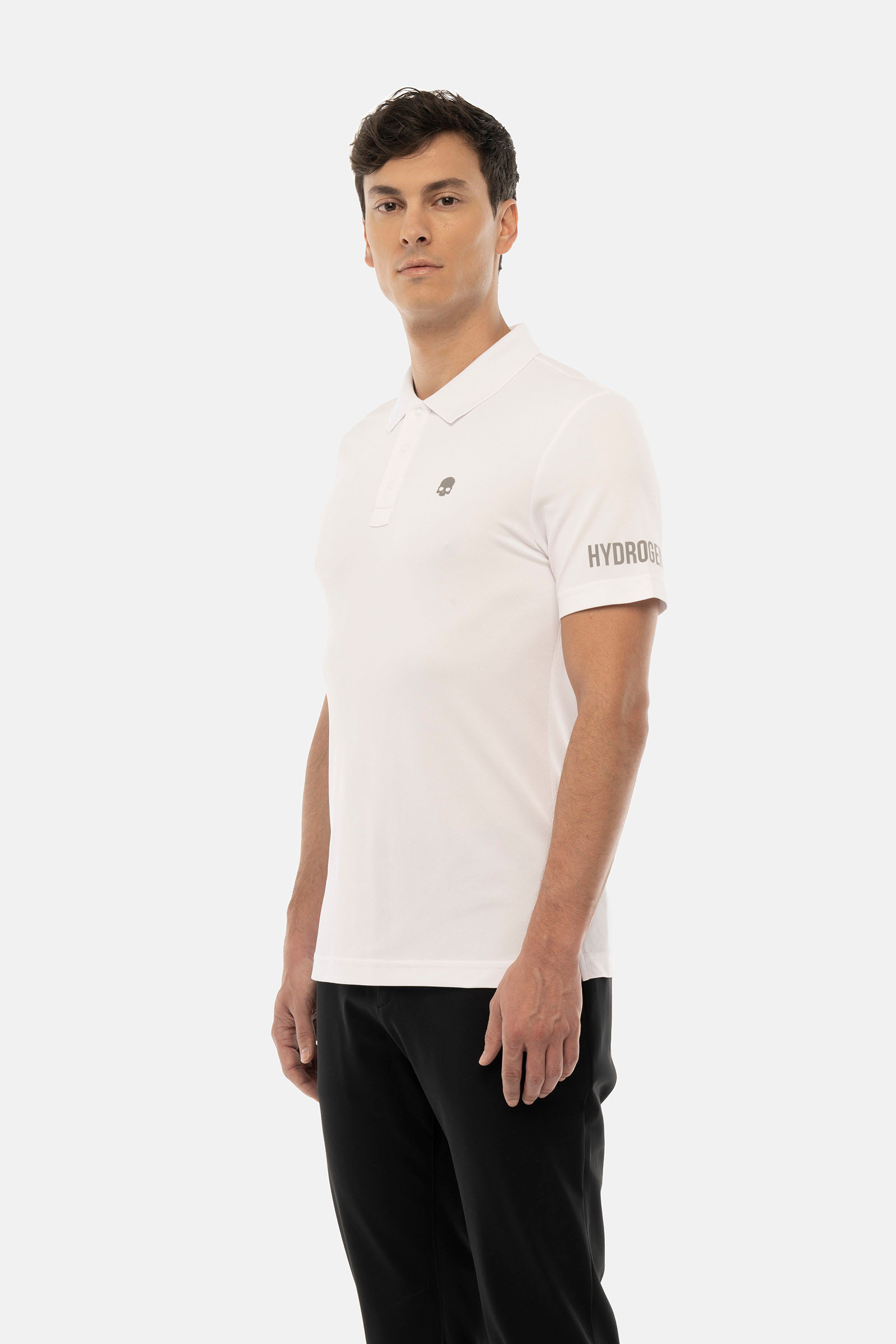 GOLF PIQUET POLO - WHITE - Hydrogen - Luxury Sportwear