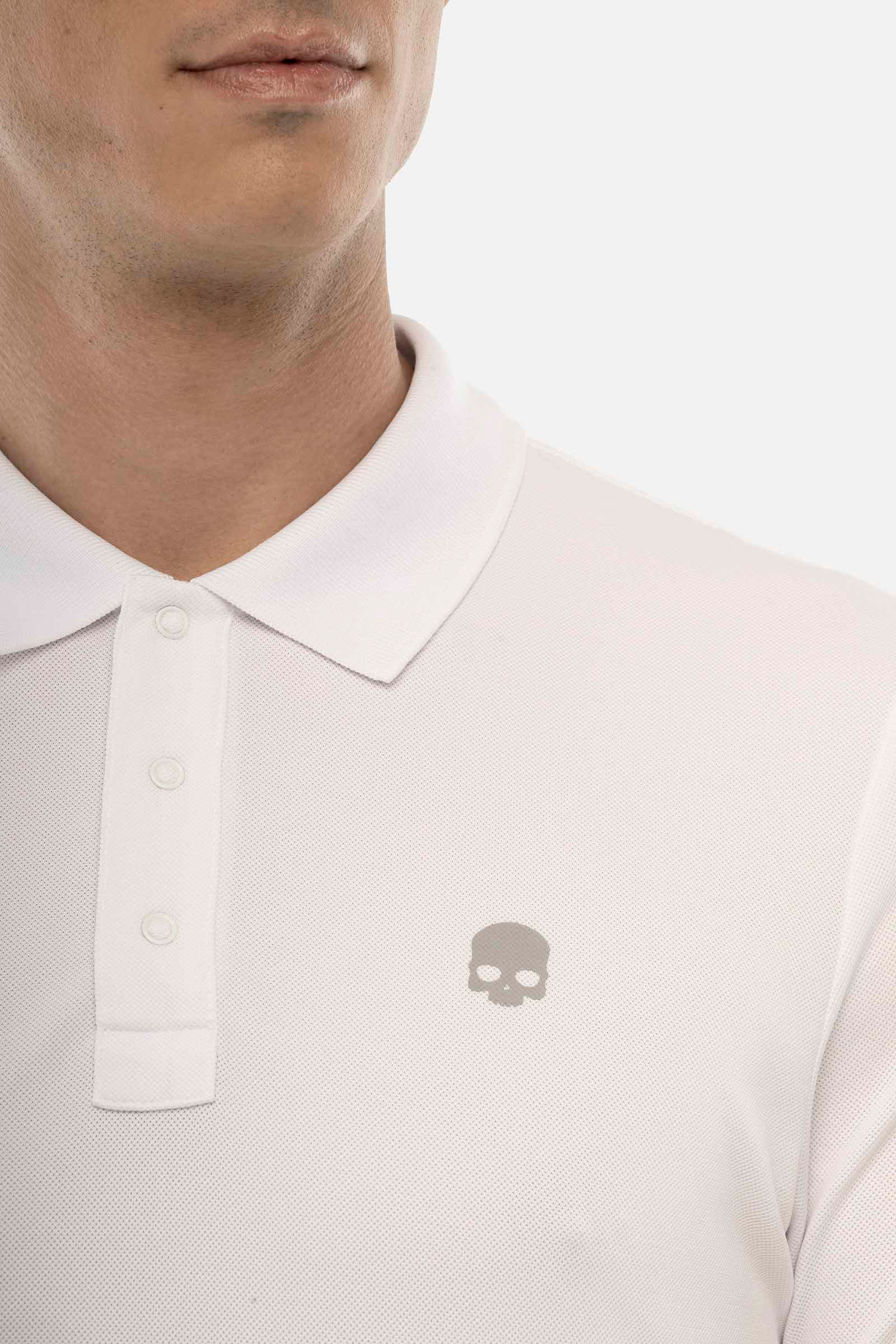 GOLF PIQUET POLO - WHITE - Hydrogen - Luxury Sportwear