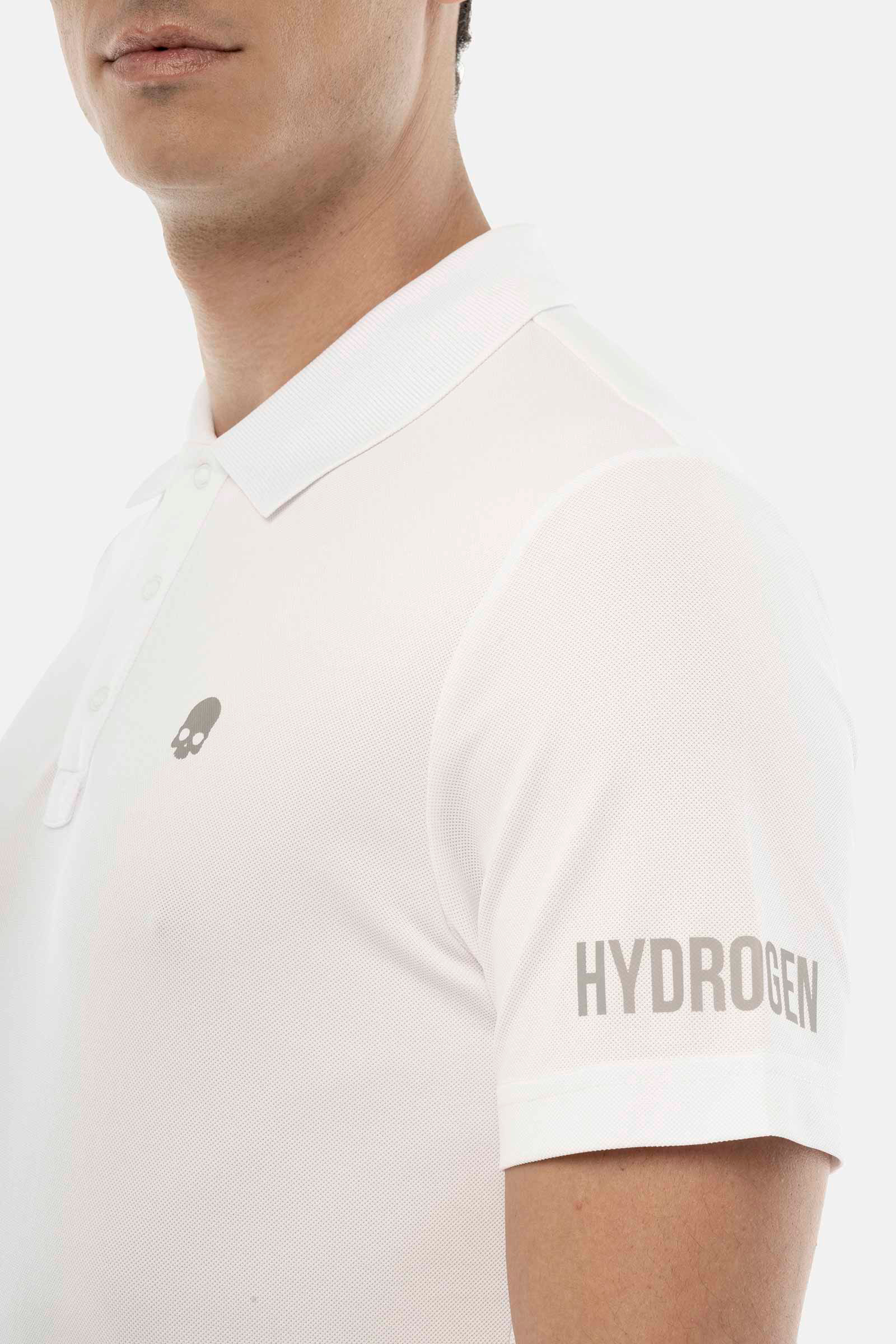 GOLF PIQUET POLO - WHITE - Hydrogen - Luxury Sportwear