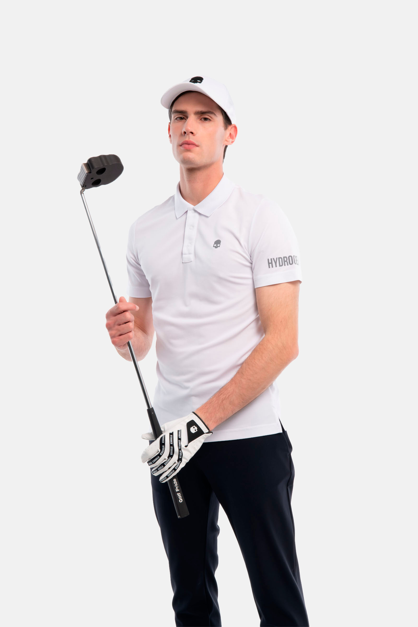 GOLF PIQUET POLO - WHITE - Hydrogen - Luxury Sportwear
