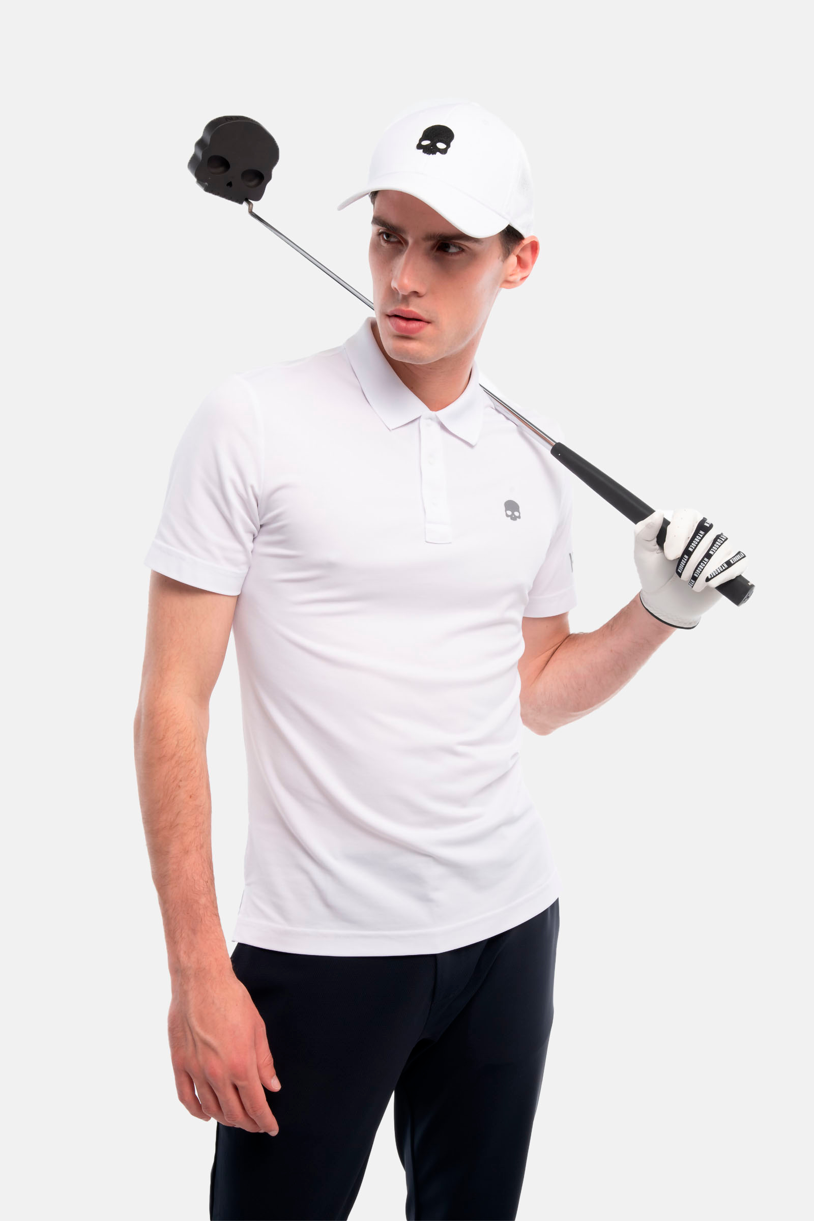GOLF PIQUET POLO - WHITE - Hydrogen - Luxury Sportwear