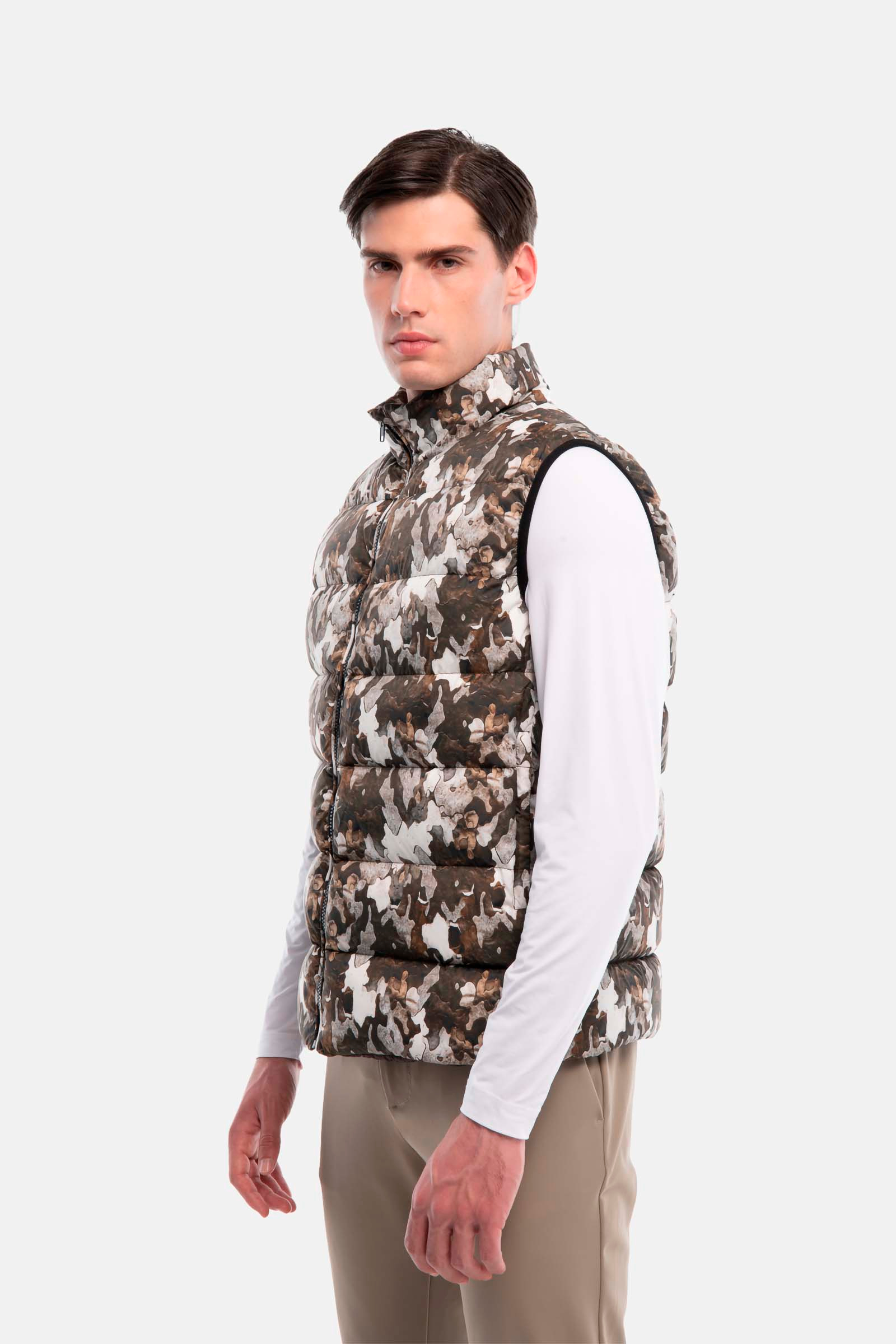 CAMO VEST 130GR - BROWN - Hydrogen - Luxury Sportwear