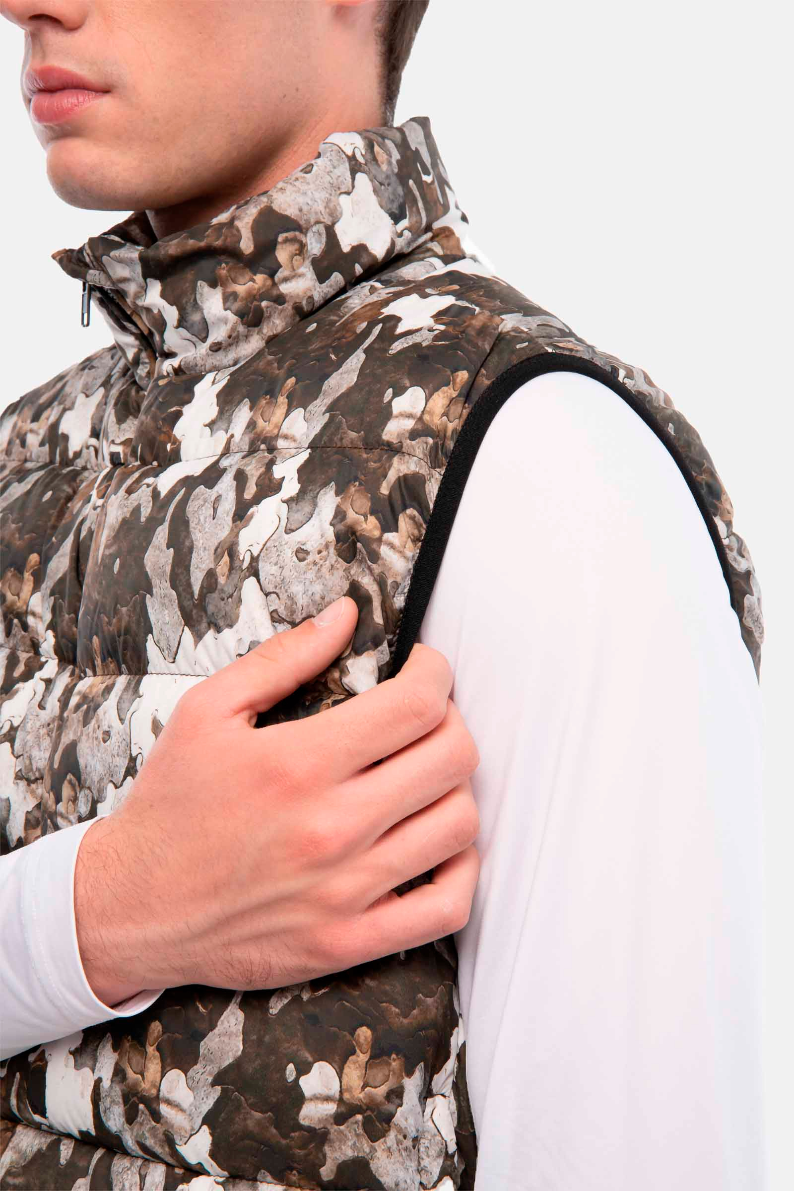 CAMO VEST 130GR - BROWN - Hydrogen - Luxury Sportwear