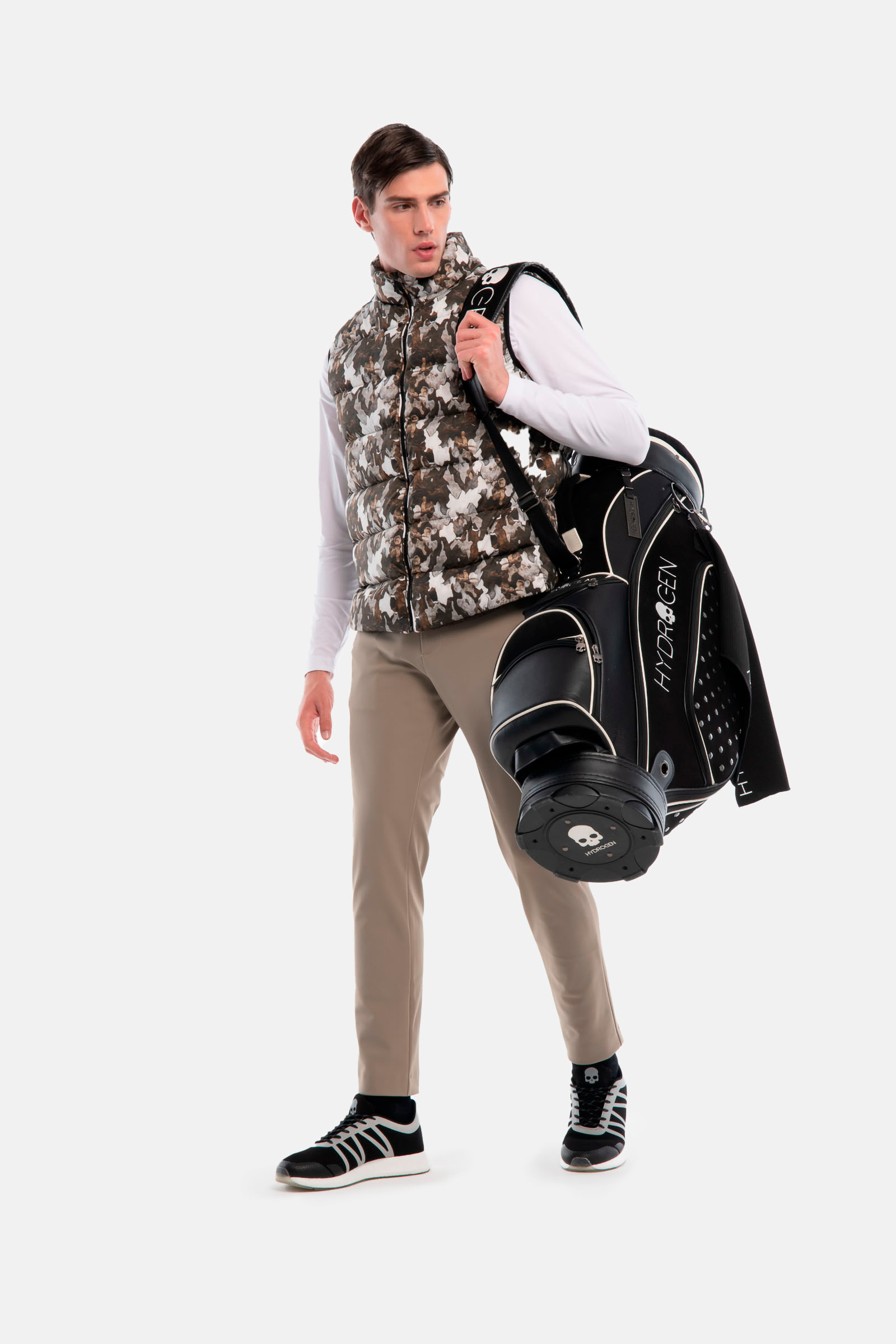 CAMO VEST 130GR - BROWN - Hydrogen - Luxury Sportwear
