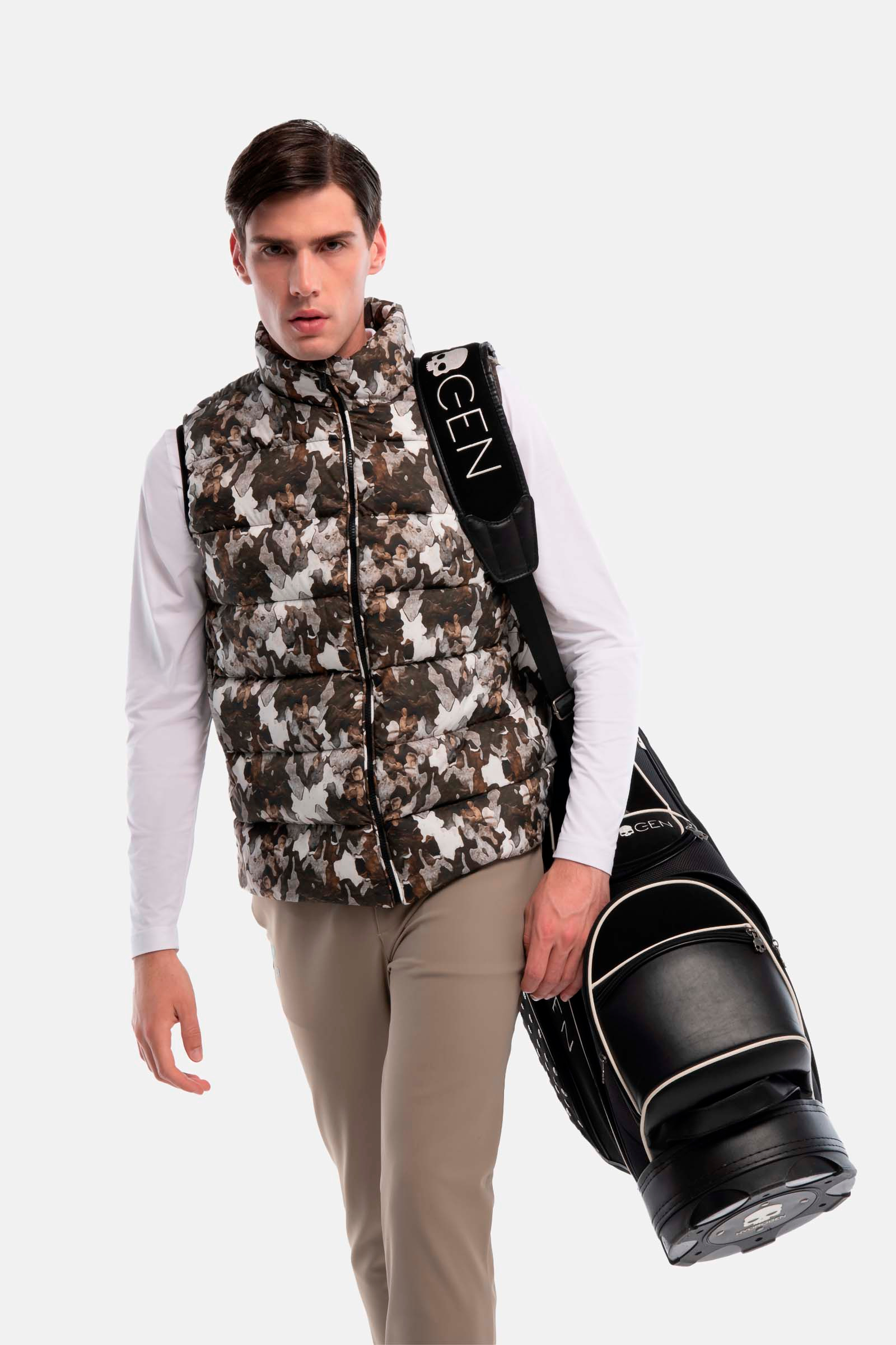 CAMO VEST 130GR - BROWN - Hydrogen - Luxury Sportwear