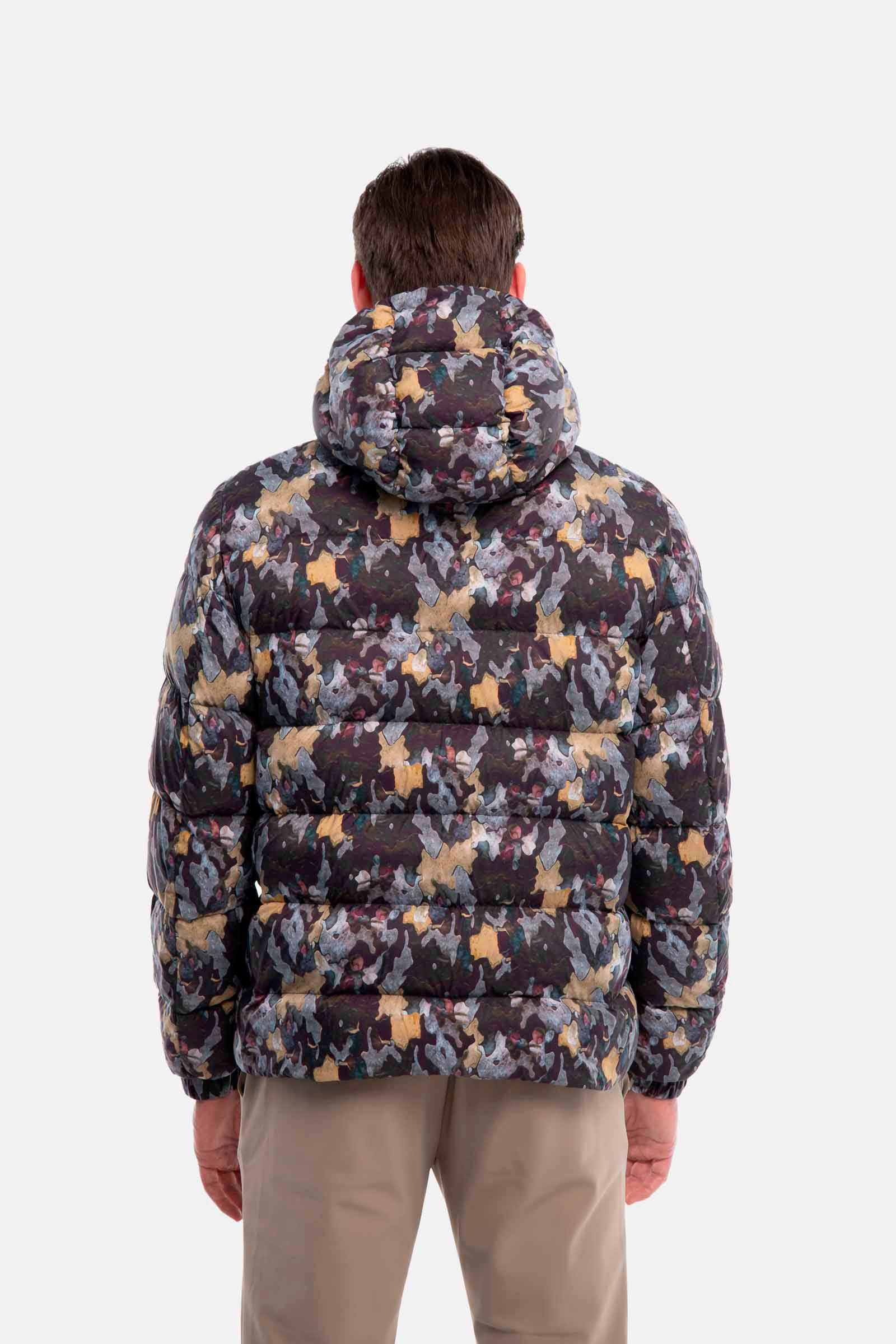 DOWN JACKET 200GR - GREY,YELLOW - Hydrogen - Luxury Sportwear