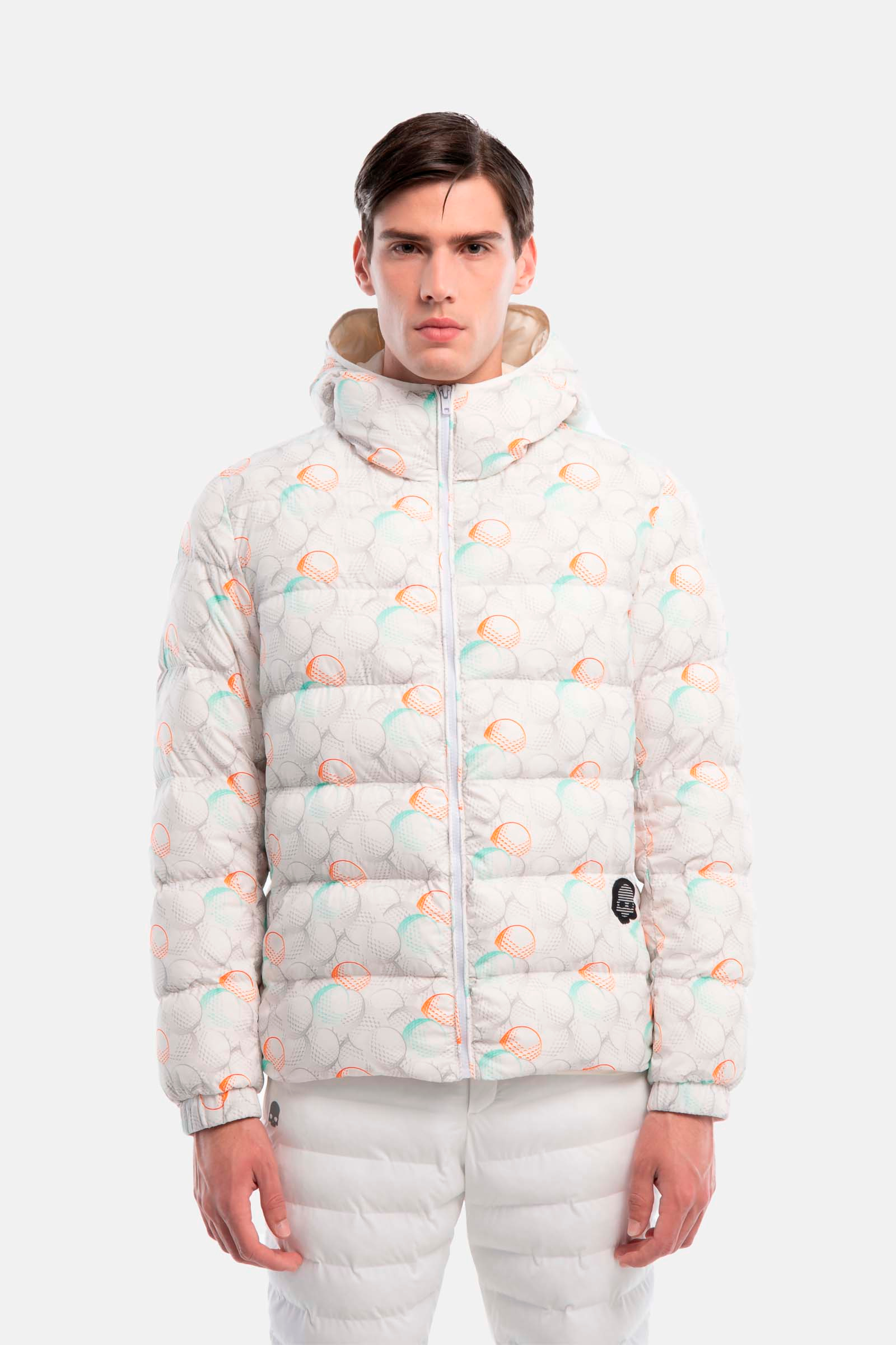 DOWN JACKET 200GR - GREY,GREEN,ORANGE - Hydrogen - Luxury Sportwear