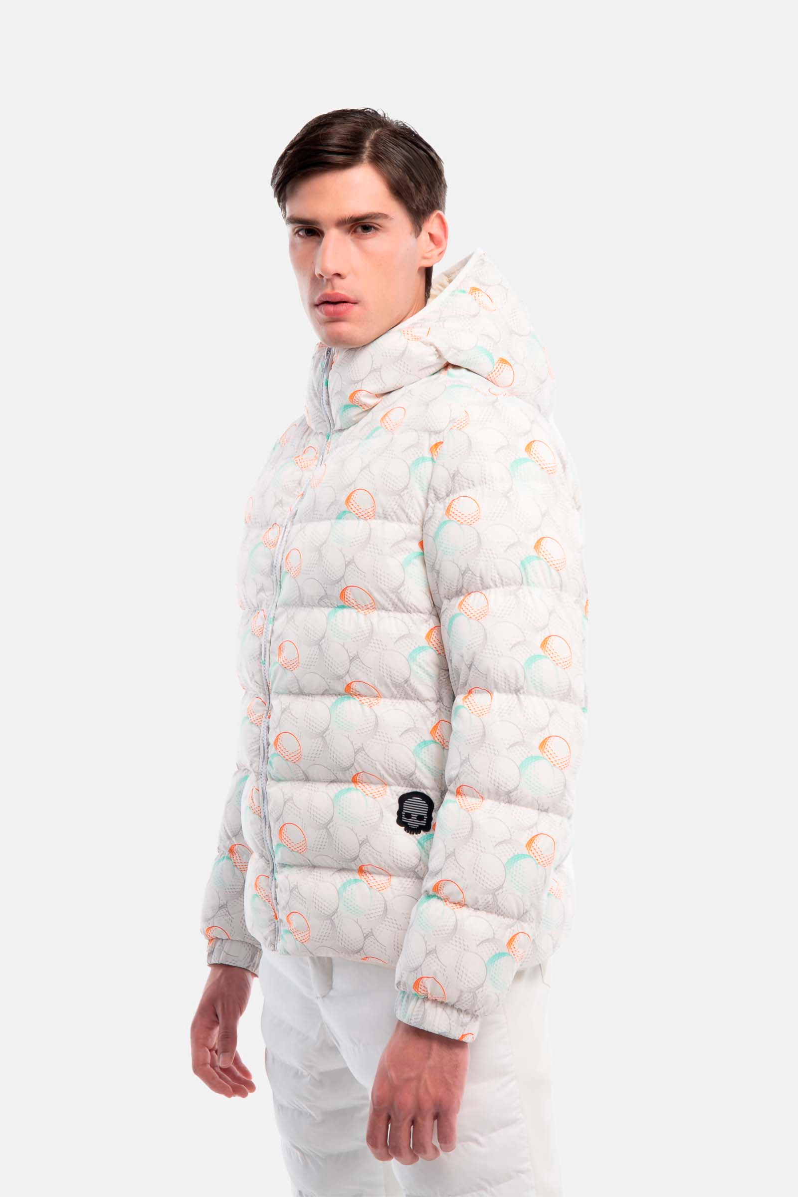 DOWN JACKET 200GR - GREY,GREEN,ORANGE - Hydrogen - Luxury Sportwear