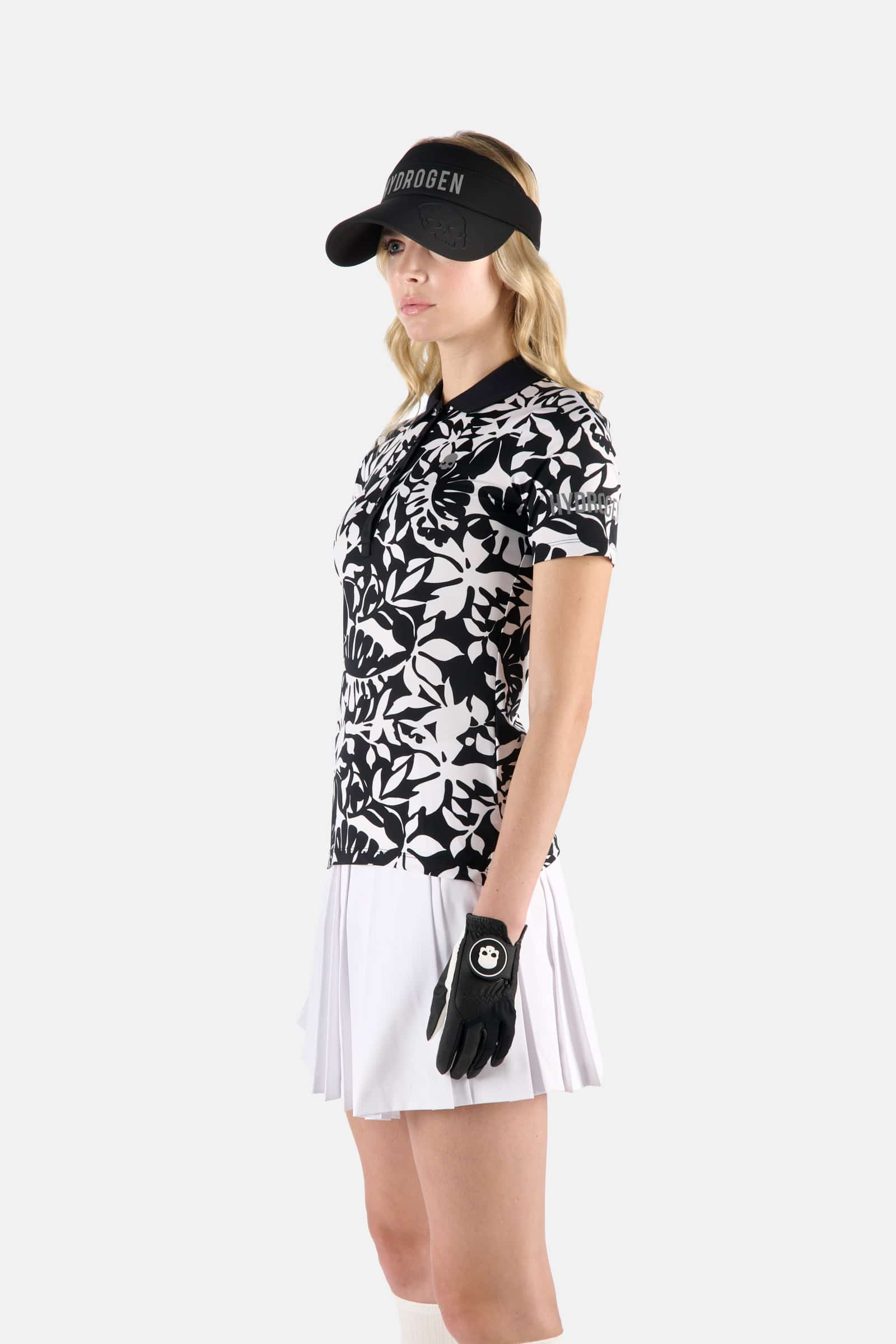 JUNGLE GOLF POLO - WHITE,BLACK - Hydrogen - Luxury Sportwear