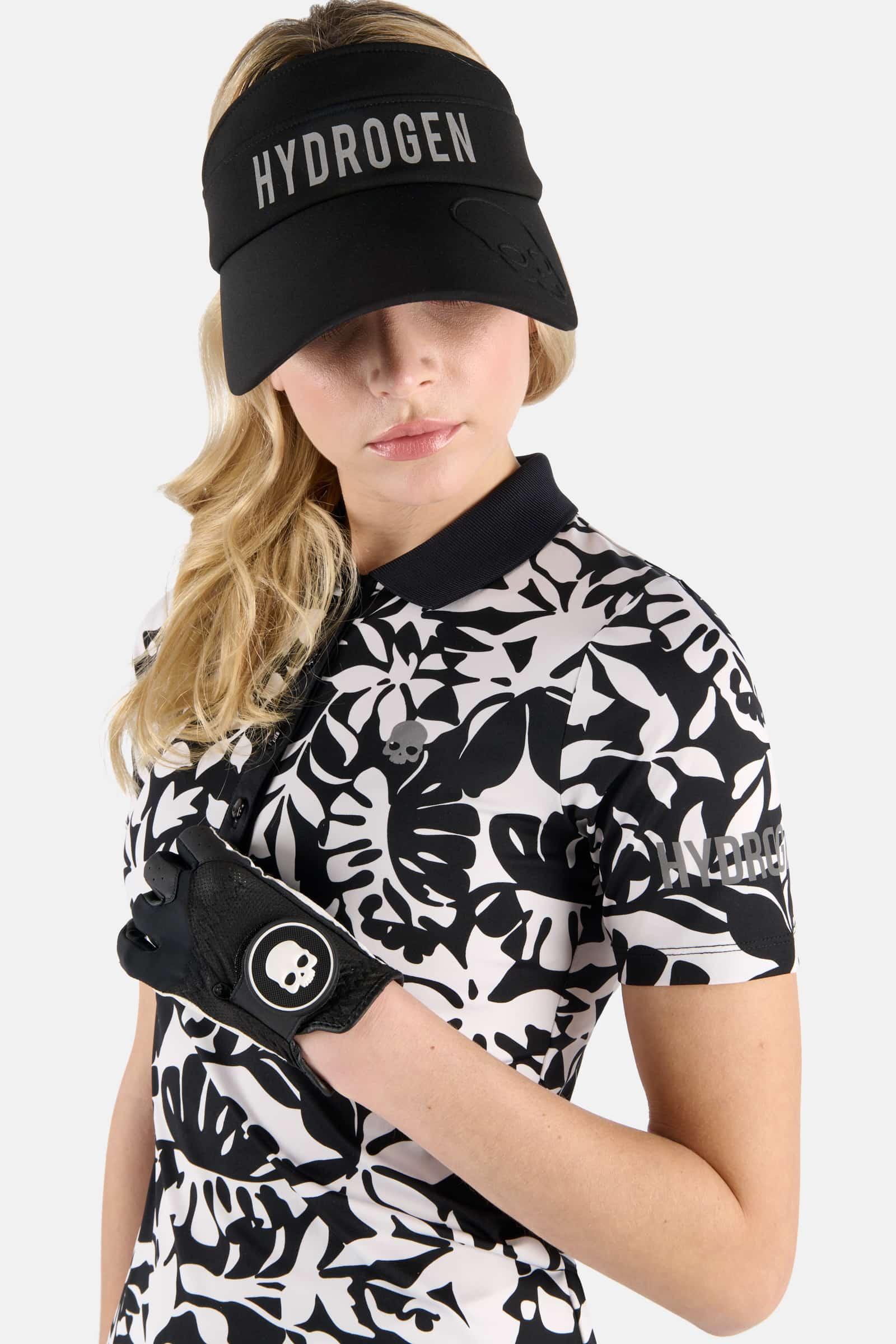 JUNGLE GOLF POLO - WHITE,BLACK - Hydrogen - Luxury Sportwear