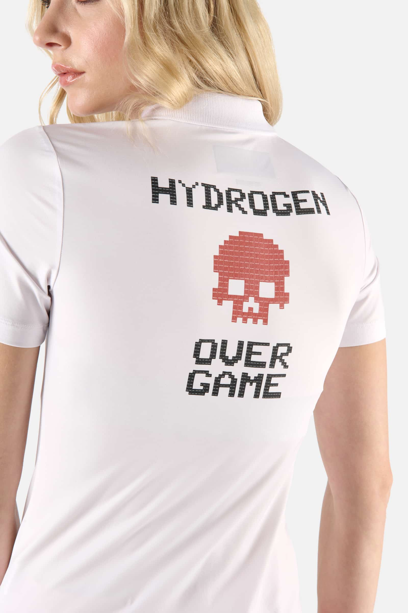 OVER GAME GOLF POLO - WHITE - Hydrogen - Luxury Sportwear