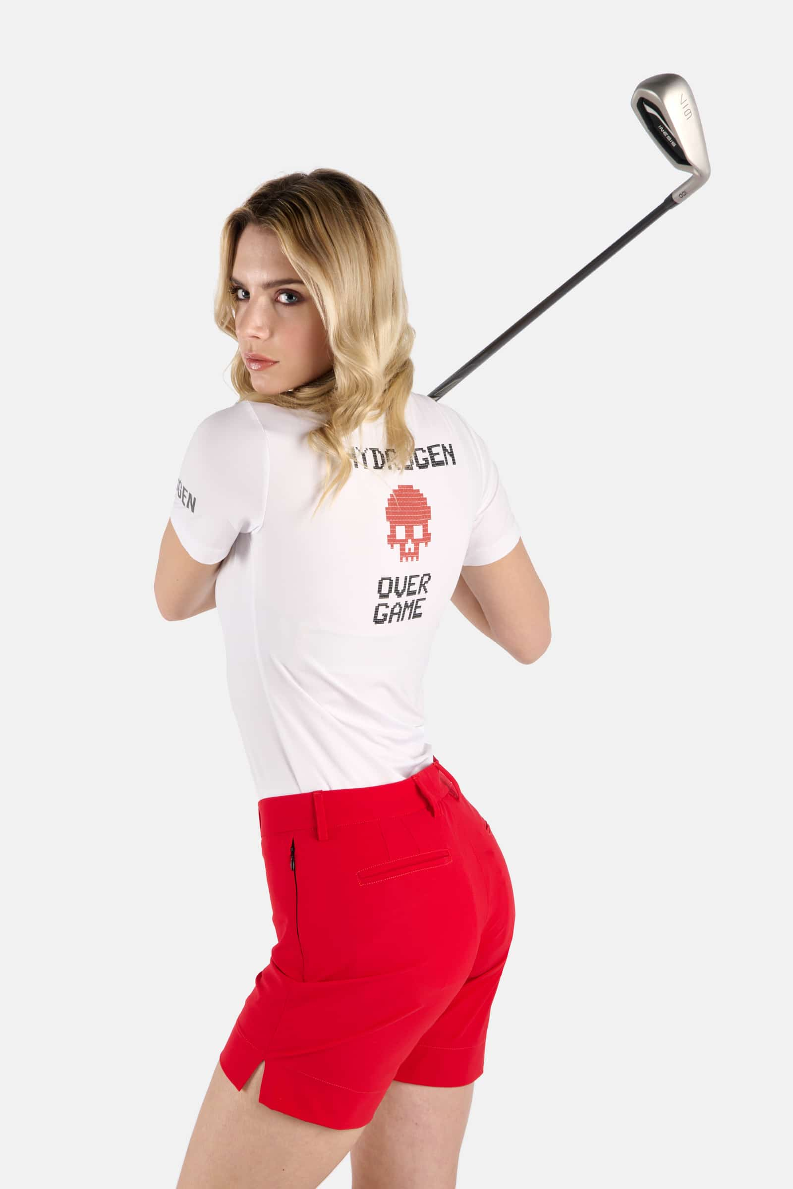OVER GAME GOLF POLO - WHITE - Hydrogen - Luxury Sportwear