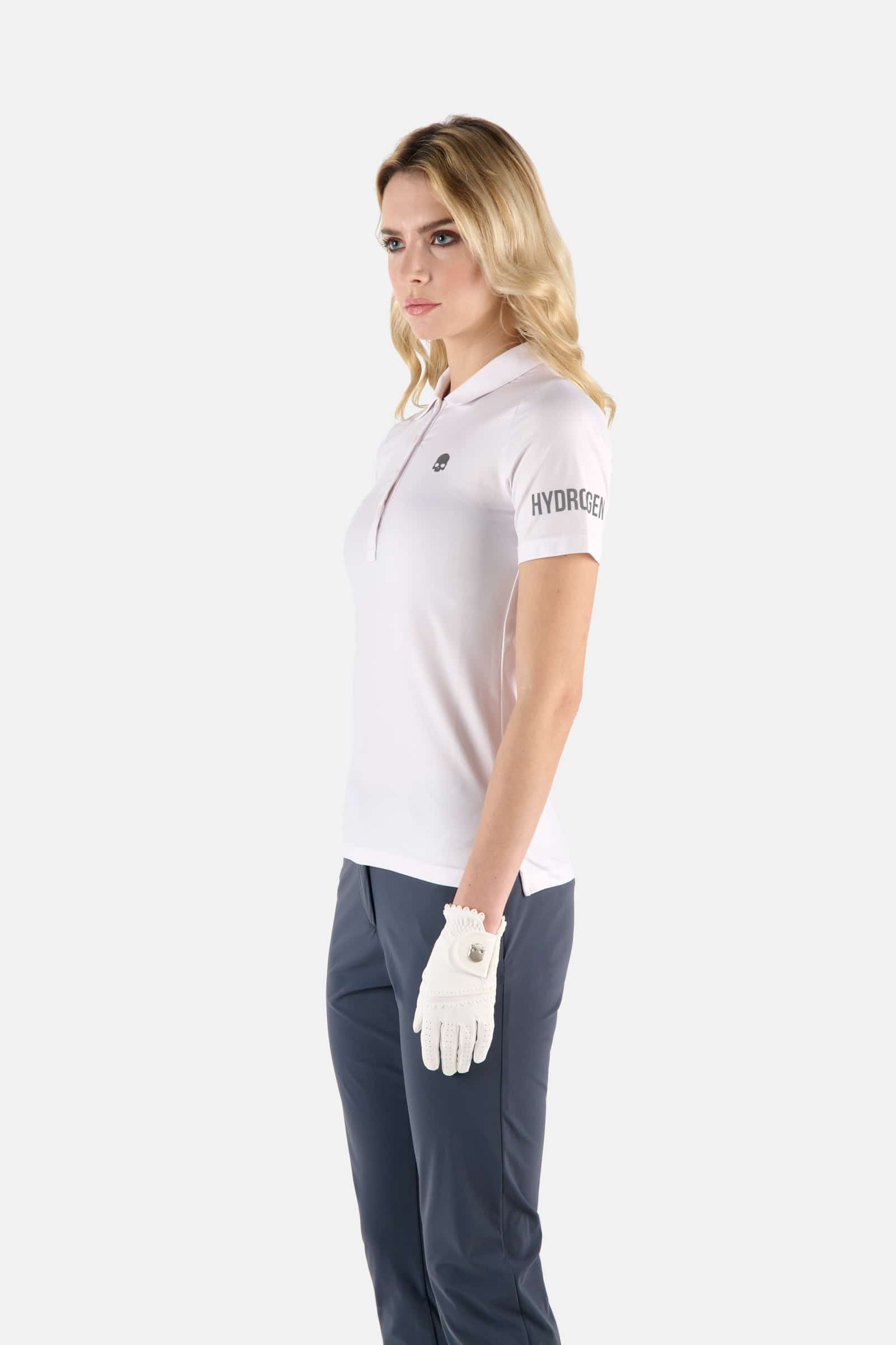 BASIC GOLF POLO - WHITE - Hydrogen - Luxury Sportwear