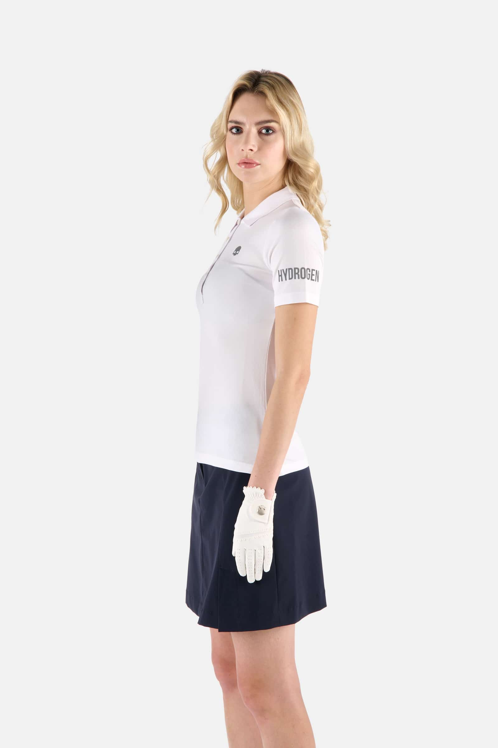 POLO IN TESSUTO PIQUET - WHITE - Abbigliamento sportivo | Hydrogen