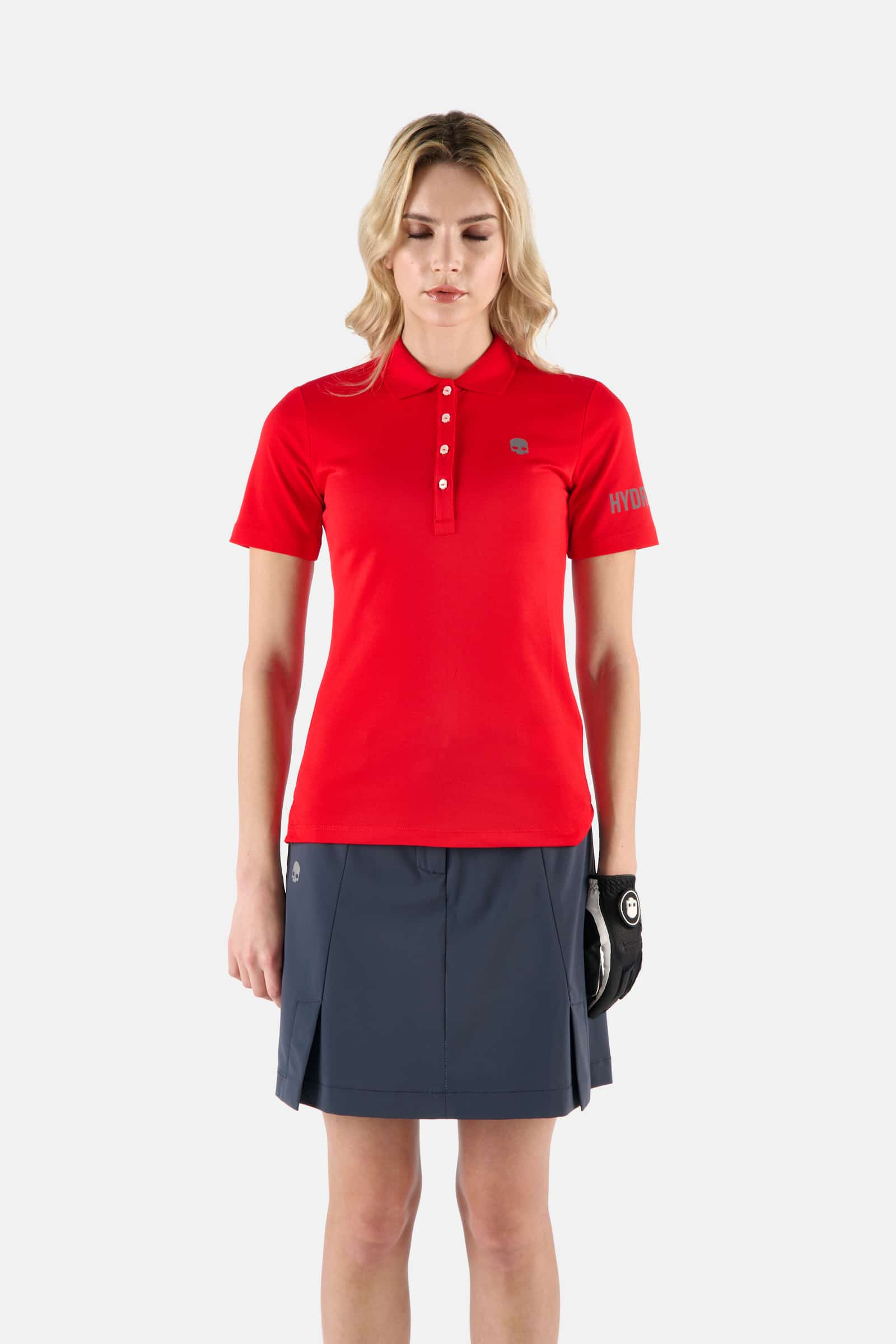 GOLF PIQUET POLO - RED - Hydrogen - Luxury Sportwear
