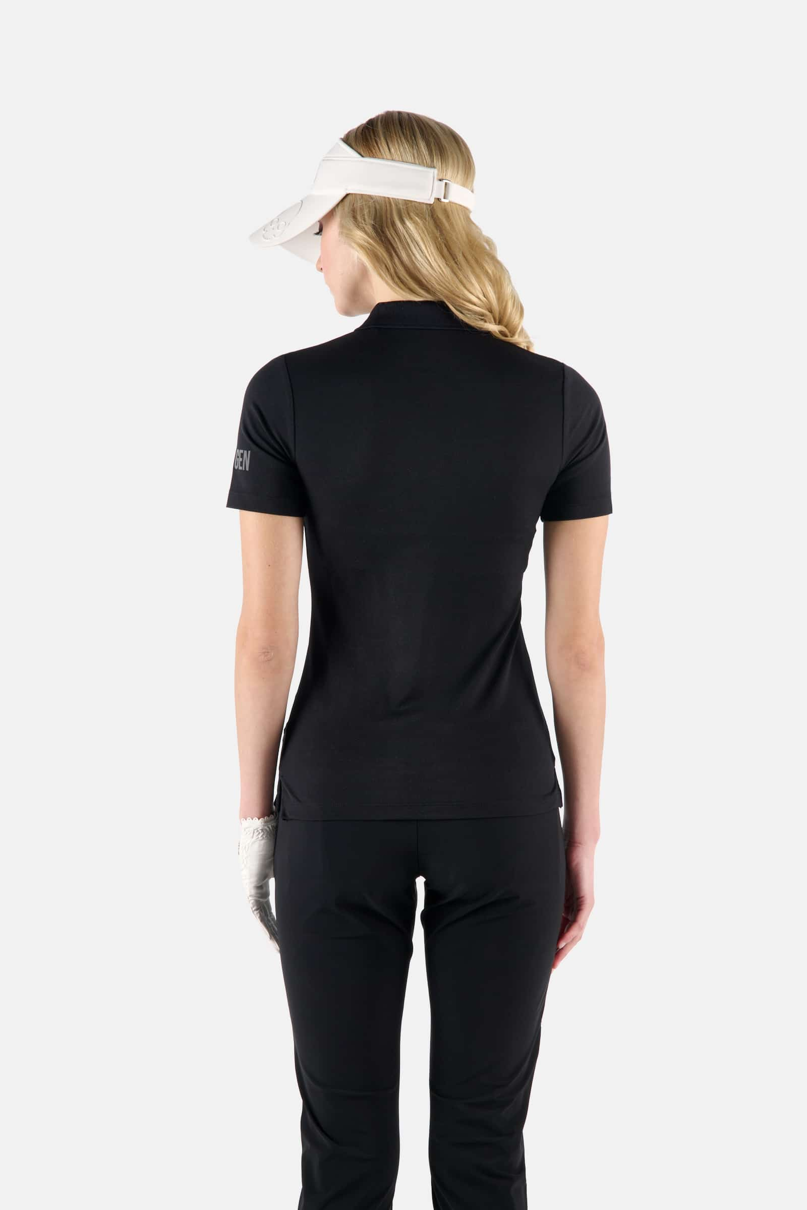 GOLF PIQUET POLO - BLACK - Hydrogen - Luxury Sportwear