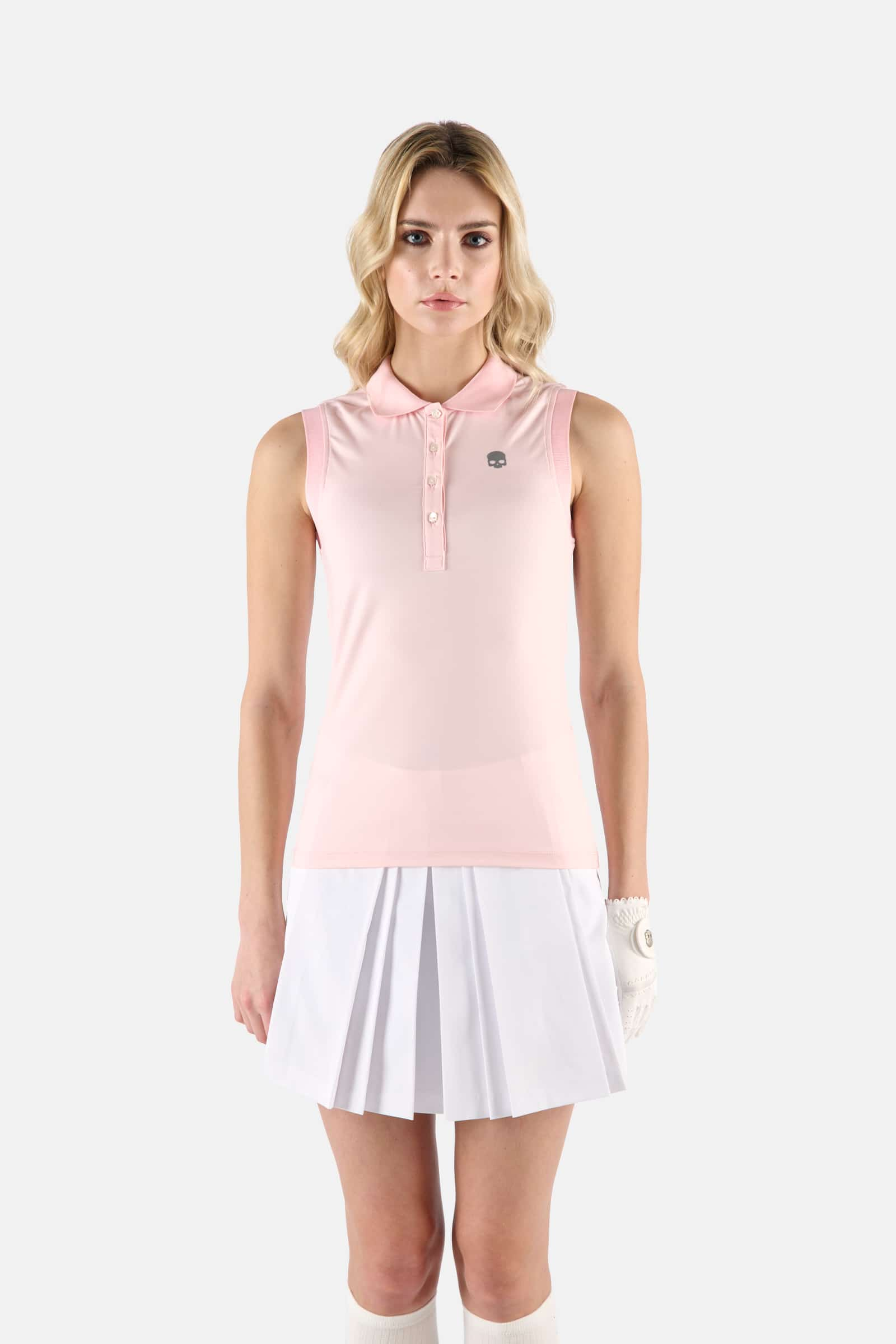 BASIC SLEEVELESS POLO - Apparel - Hydrogen - Luxury Sportwear