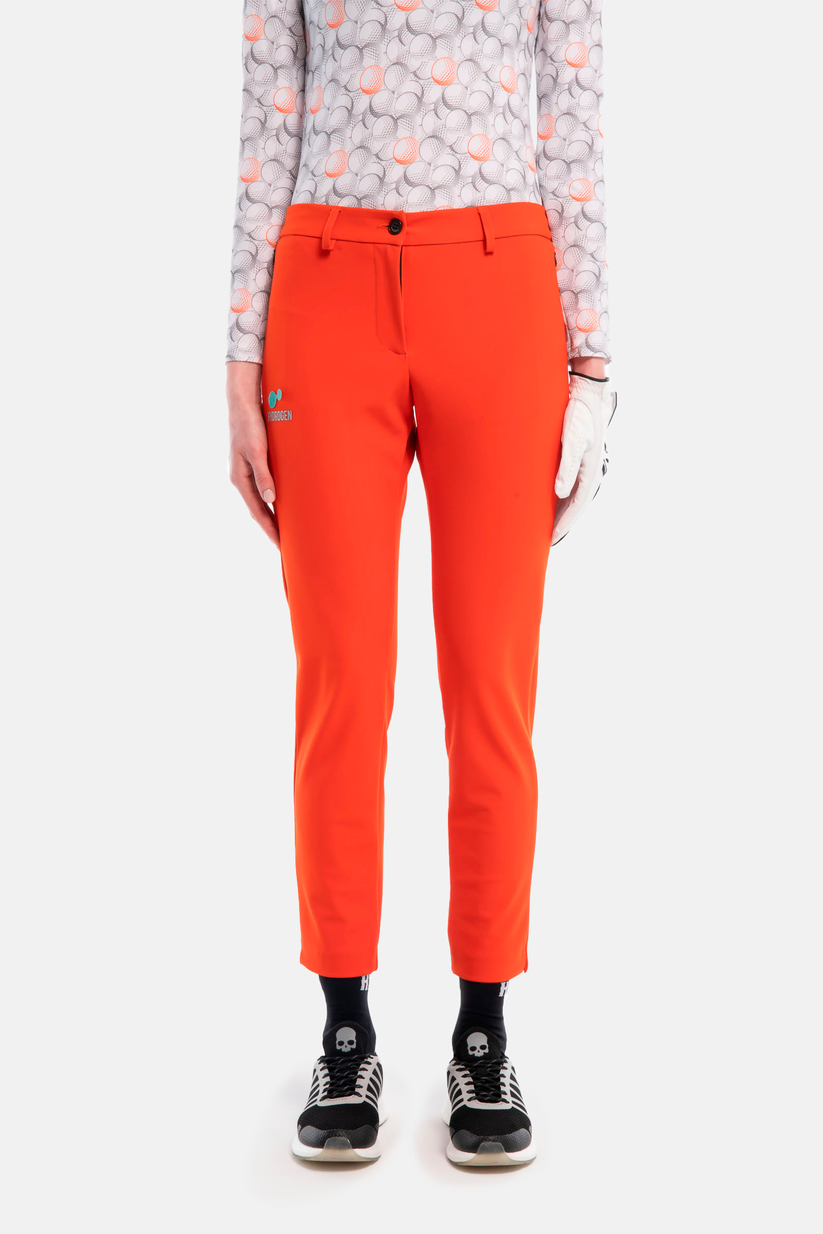 H2 TECH PANTS - ORANGE,BLUE - Hydrogen - Luxury Sportwear