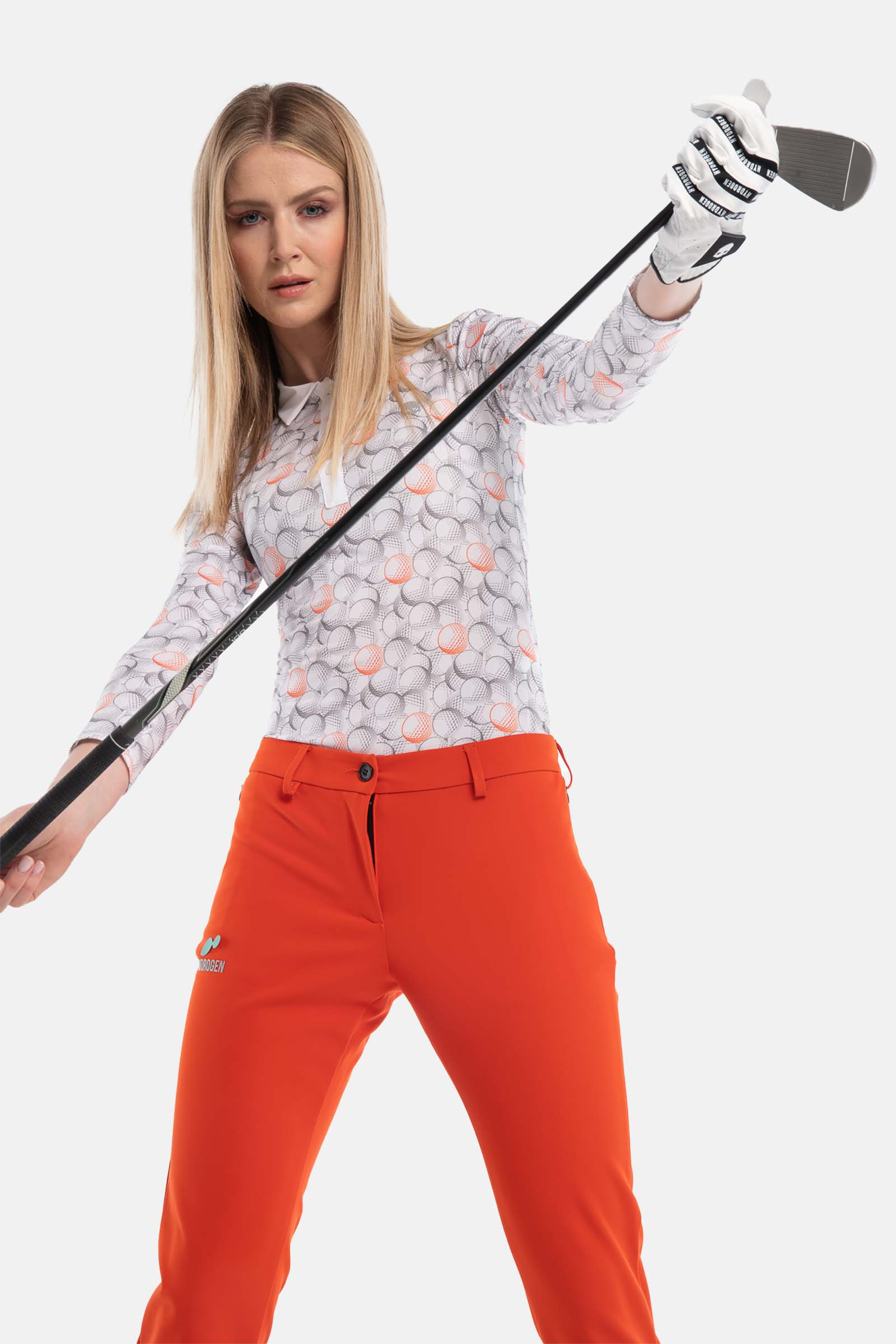 H2 TECH PANTS - ORANGE,BLUE - Hydrogen - Luxury Sportwear