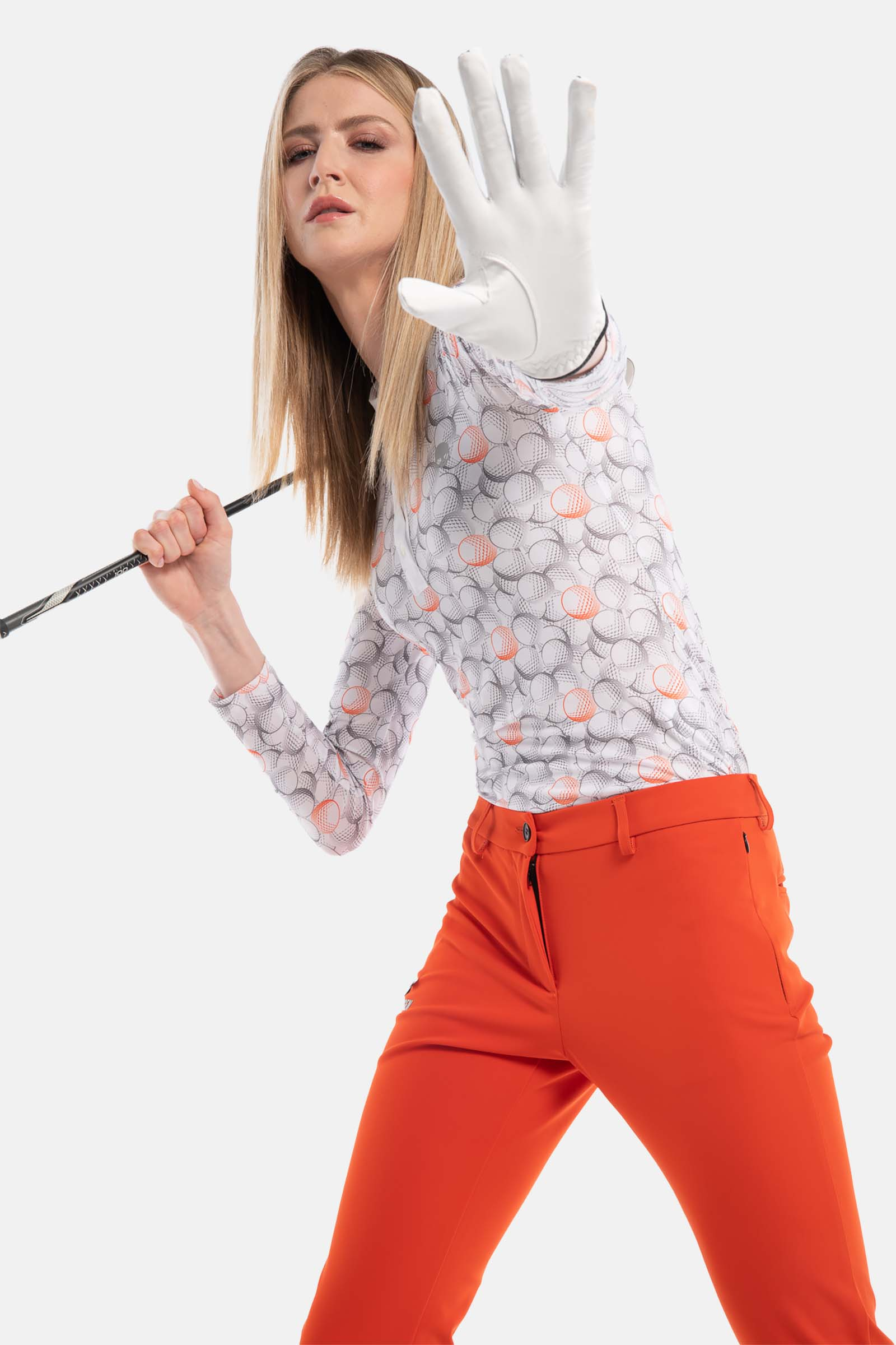H2 TECH PANTS - ORANGE,BLUE - Hydrogen - Luxury Sportwear