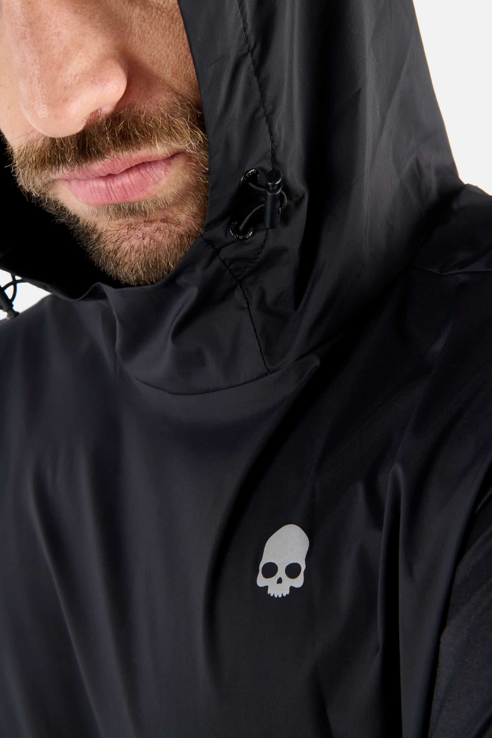 WINDBREAKER JACKET - BLACK - Hydrogen - Luxury Sportwear