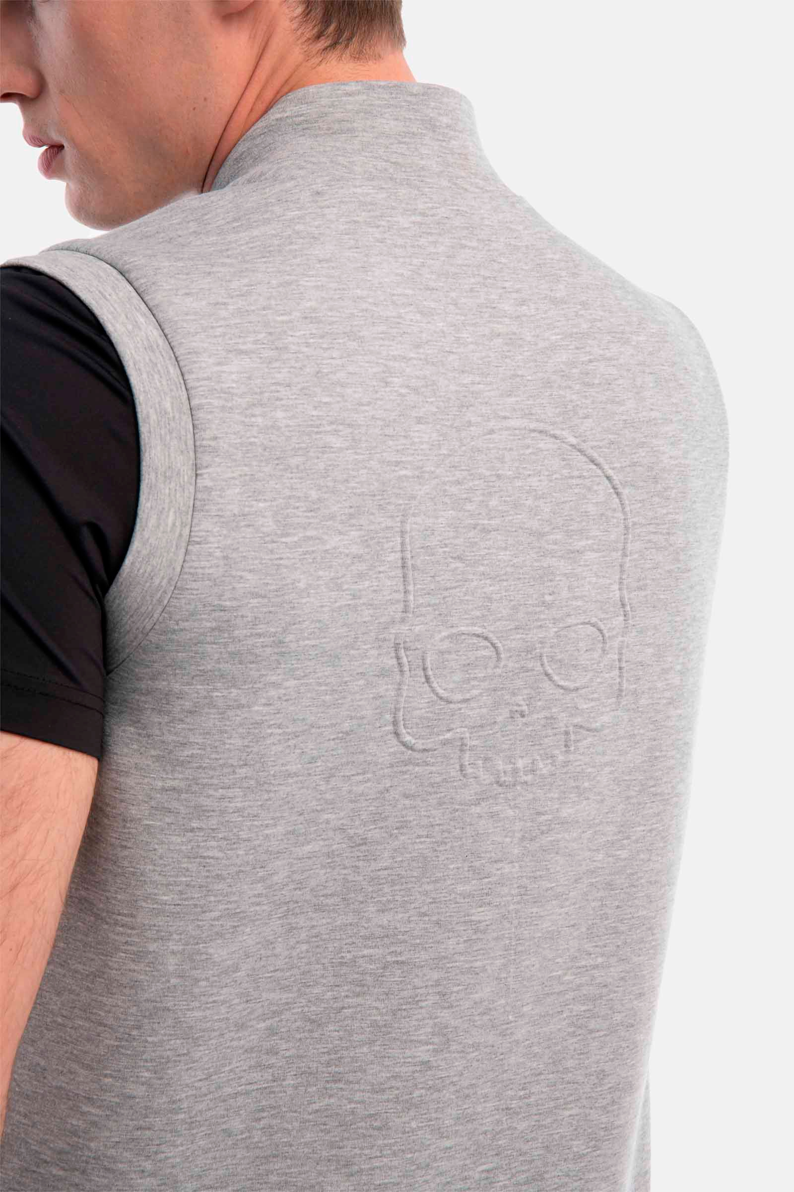 SLEEVELESS SWEATSHIRT - GREY - Hydrogen - Luxury Sportwear