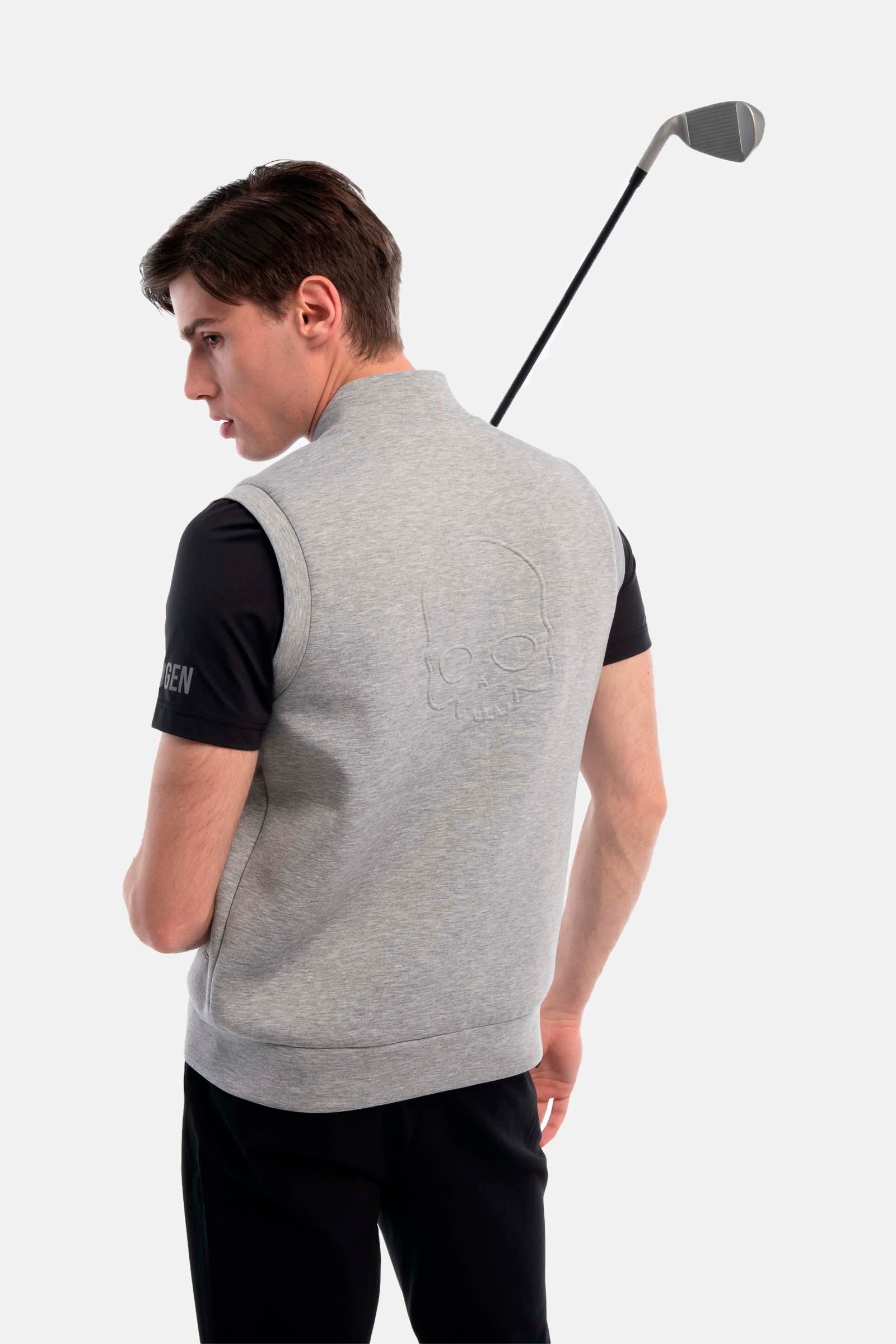 SLEEVELESS SWEATSHIRT - GREY - Hydrogen - Luxury Sportwear