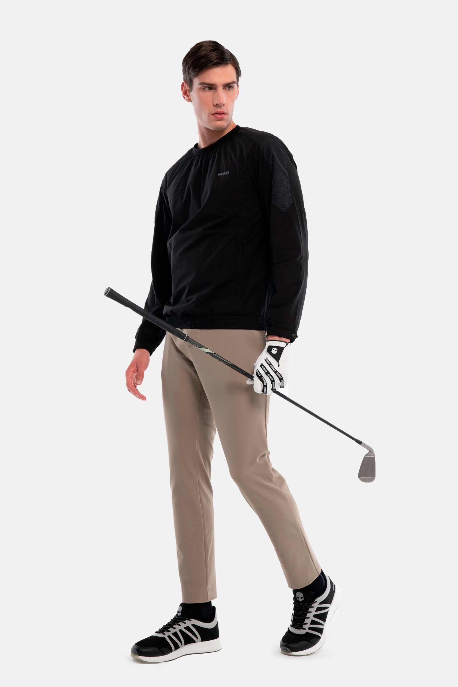 TECH SWEATSHIRT - BLACK - Hydrogen - Luxury Sportwear
