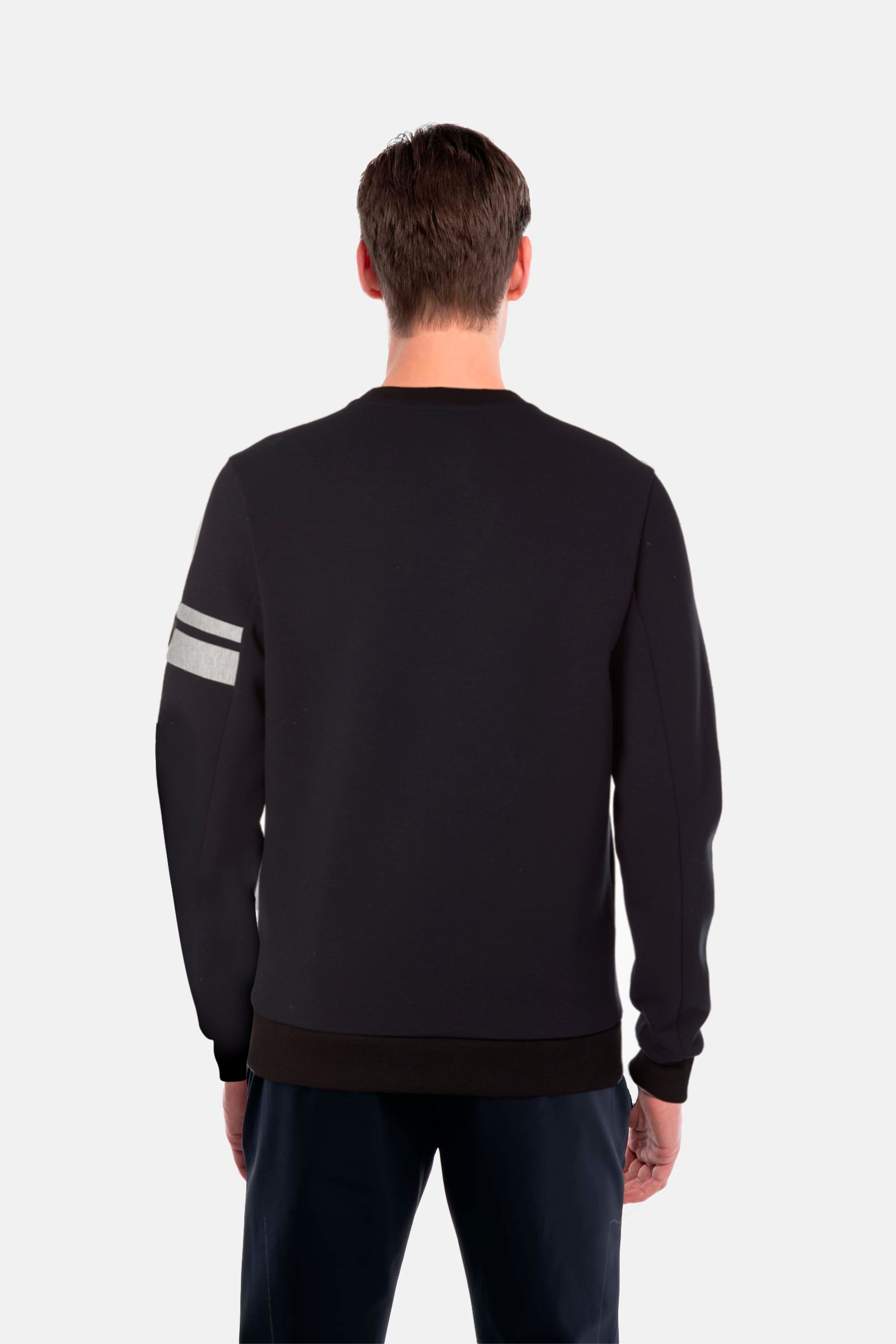 CREWNECK SWEATSHIRT - BLACK - Hydrogen - Luxury Sportwear