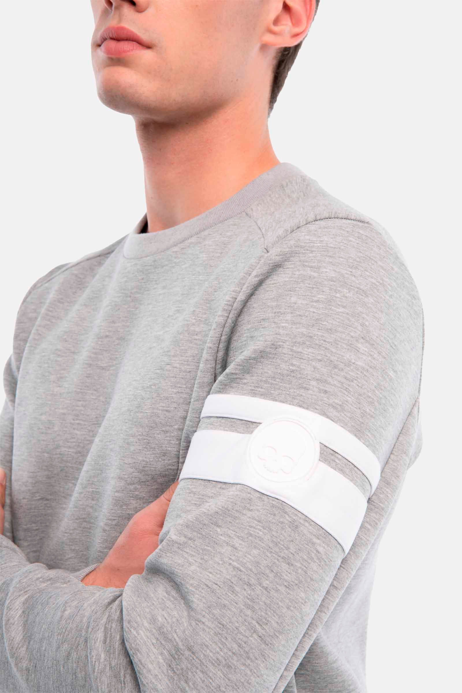CREWNECK SWEATSHIRT - GREY - Hydrogen - Luxury Sportwear
