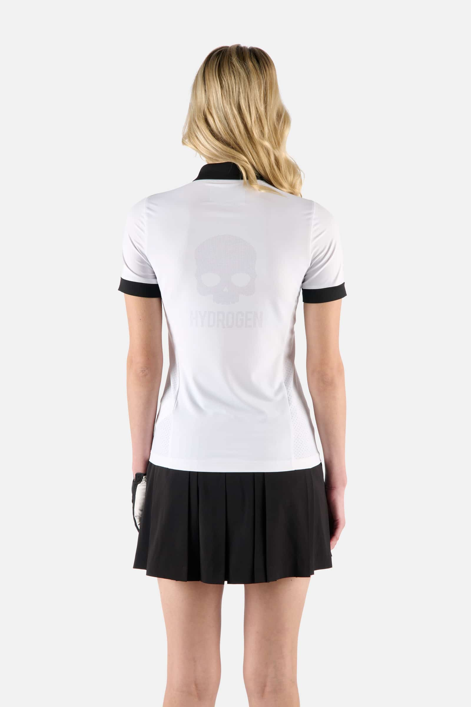 POLO A MANICA CORTA - WHITE,BLACK - Abbigliamento sportivo | Hydrogen