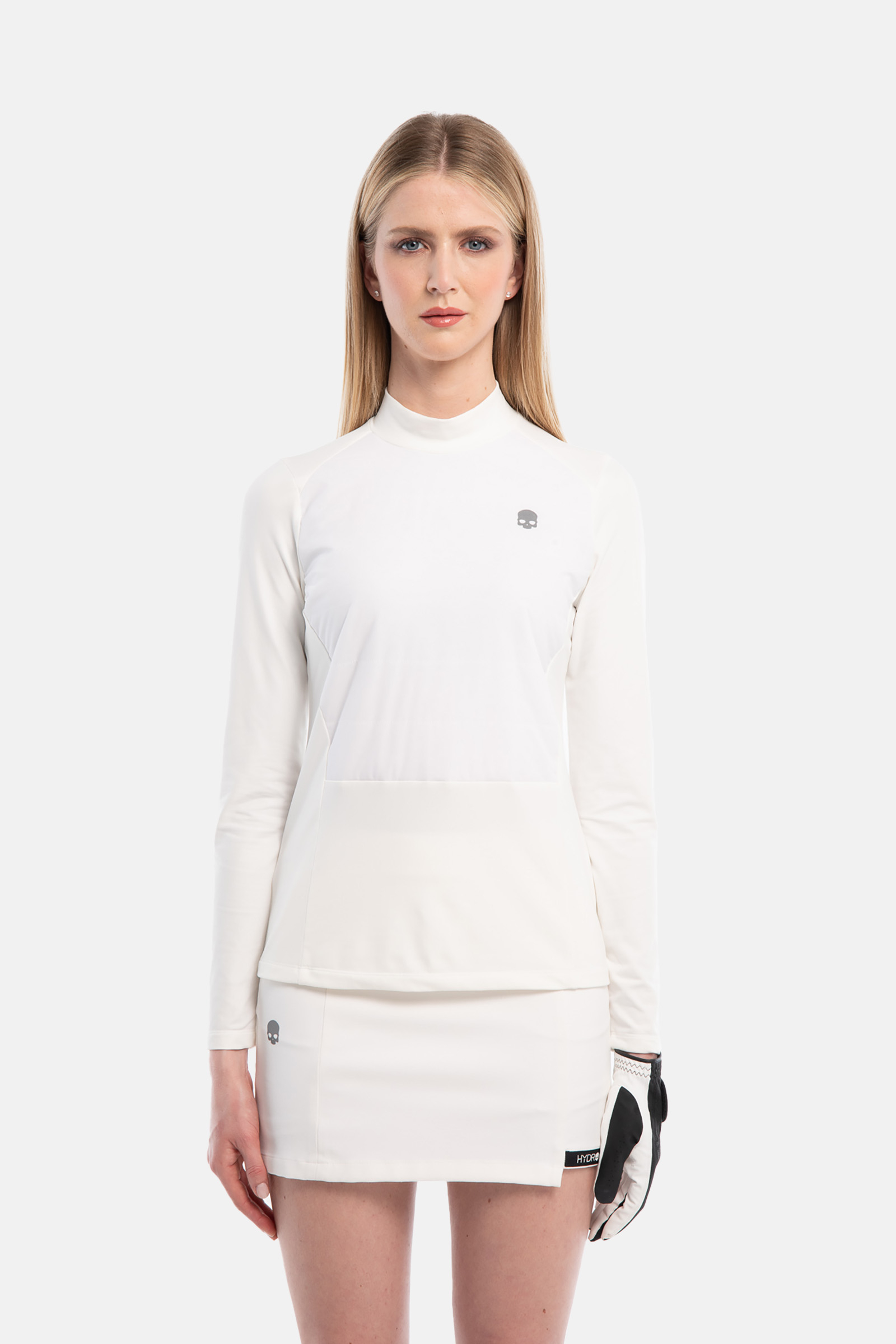 TECH ROLL NECK LS - Hydrogen - Luxury Sportwear