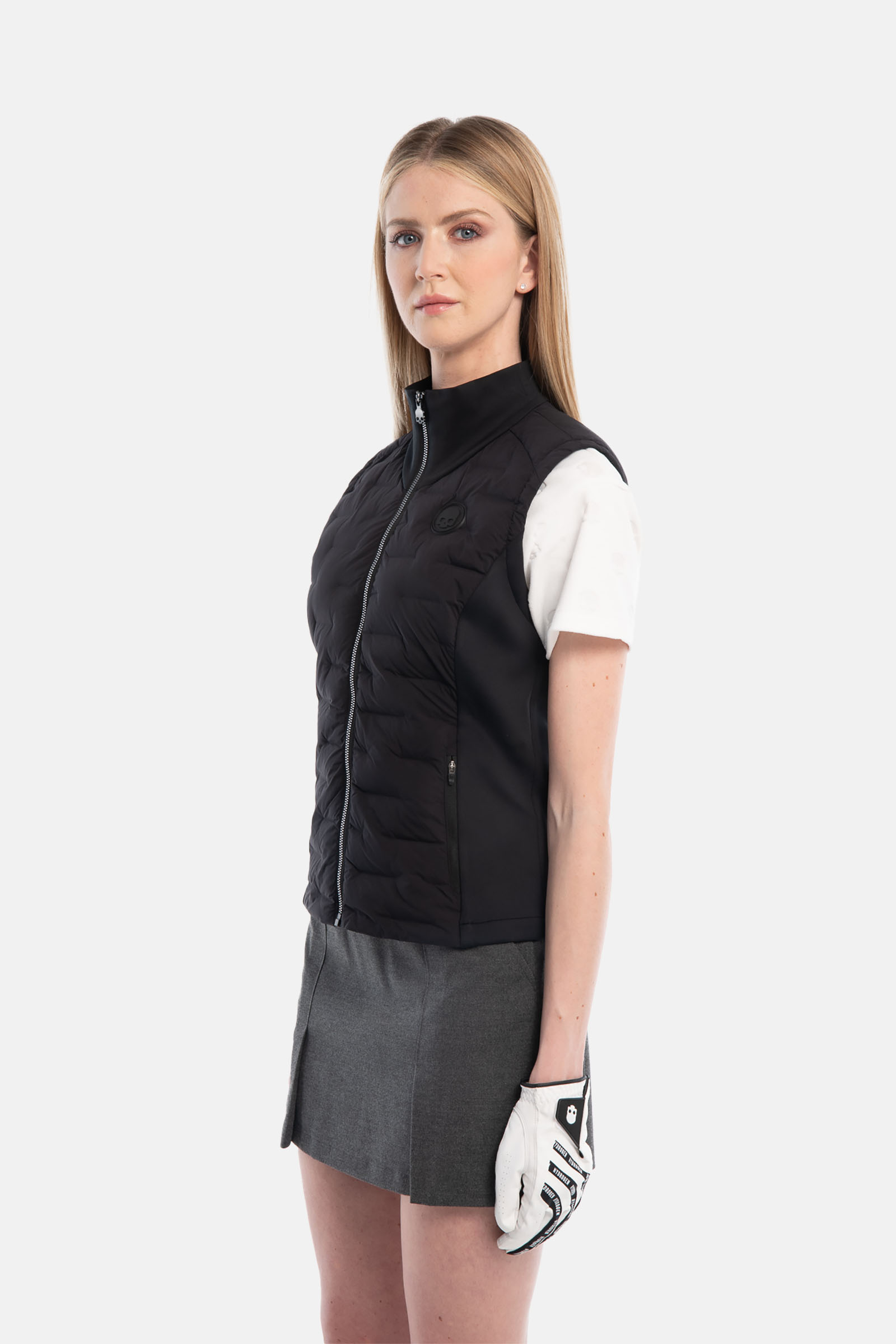 TECH DOWN VEST - BLACK - Hydrogen - Luxury Sportwear