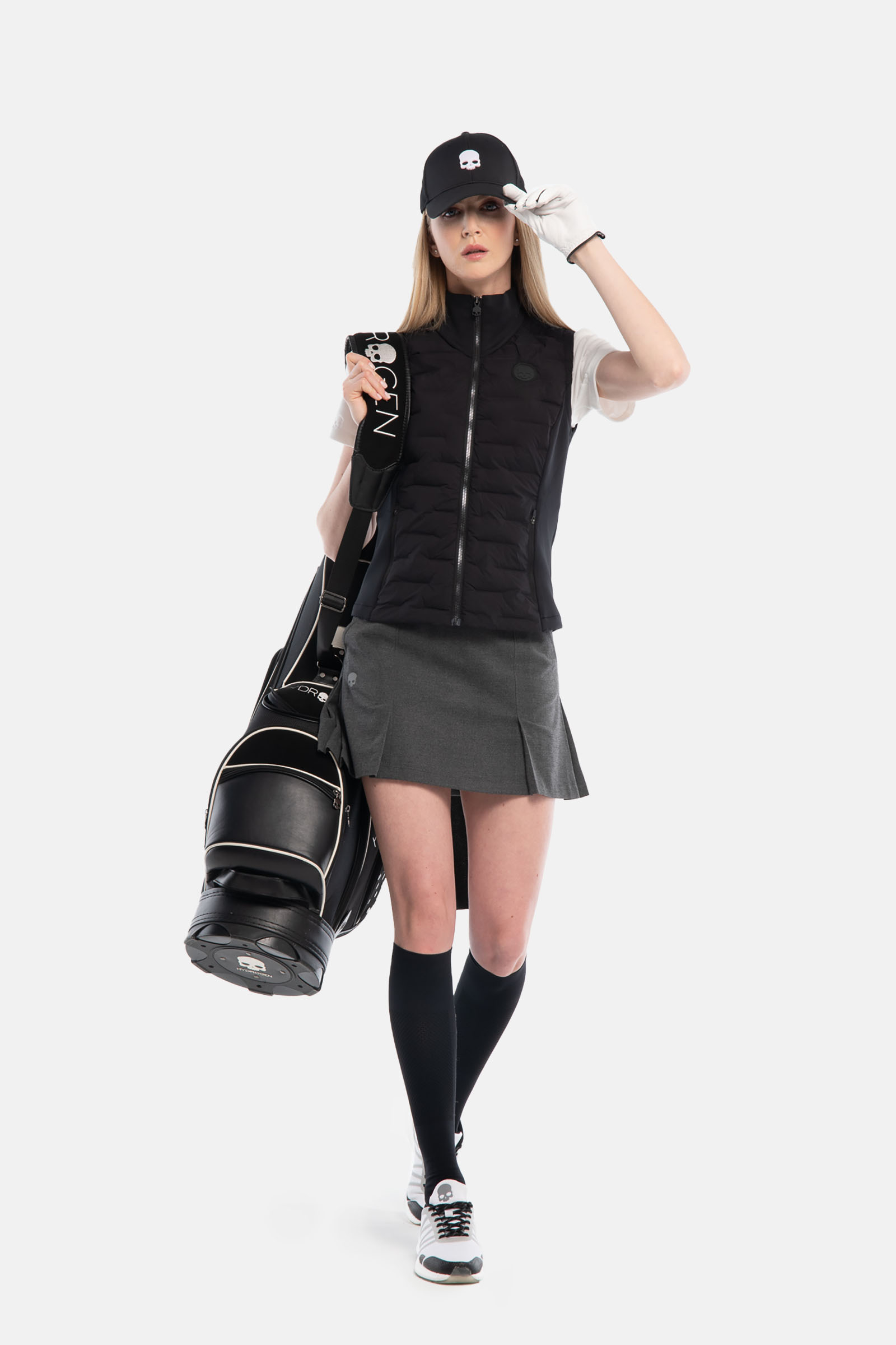 TECH DOWN VEST - BLACK - Hydrogen - Luxury Sportwear