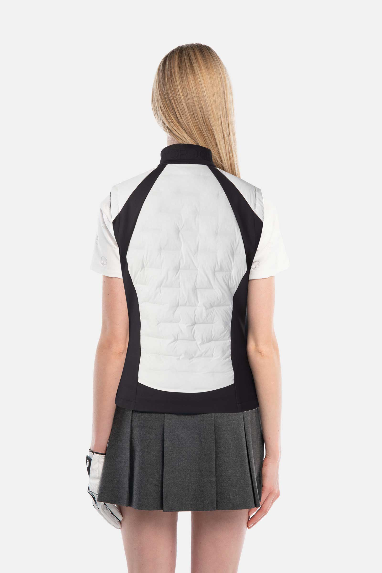 TECH DOWN VEST - WHITE,BLACK - Hydrogen - Luxury Sportwear