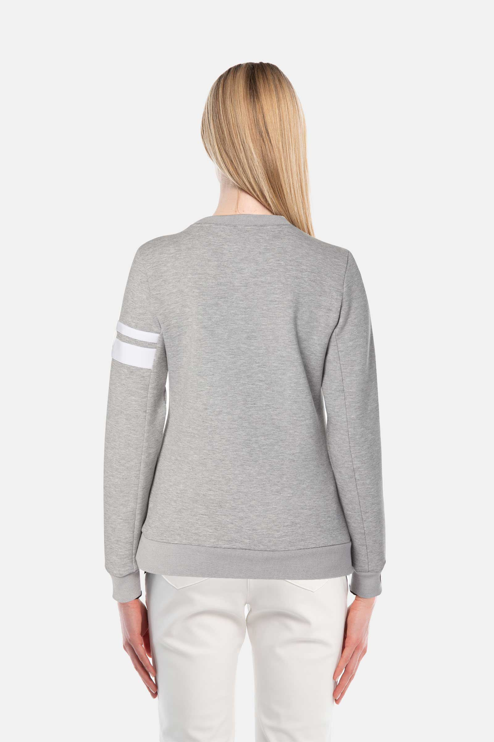CREWNECK SWEATSHIRT - GREY - Hydrogen - Luxury Sportwear