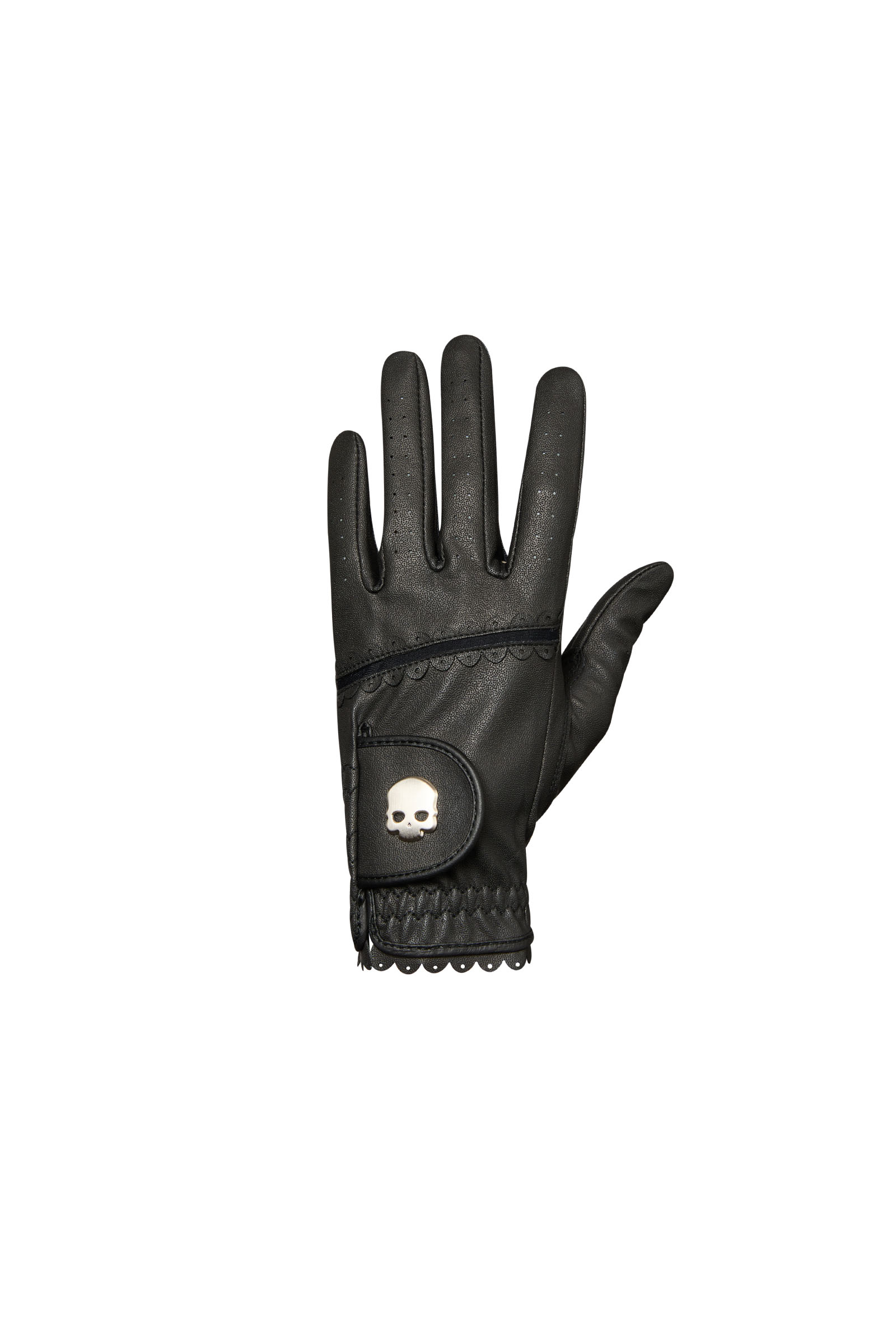 WOMAN GOLF GLOVES - BLACK - Hydrogen - Luxury Sportwear
