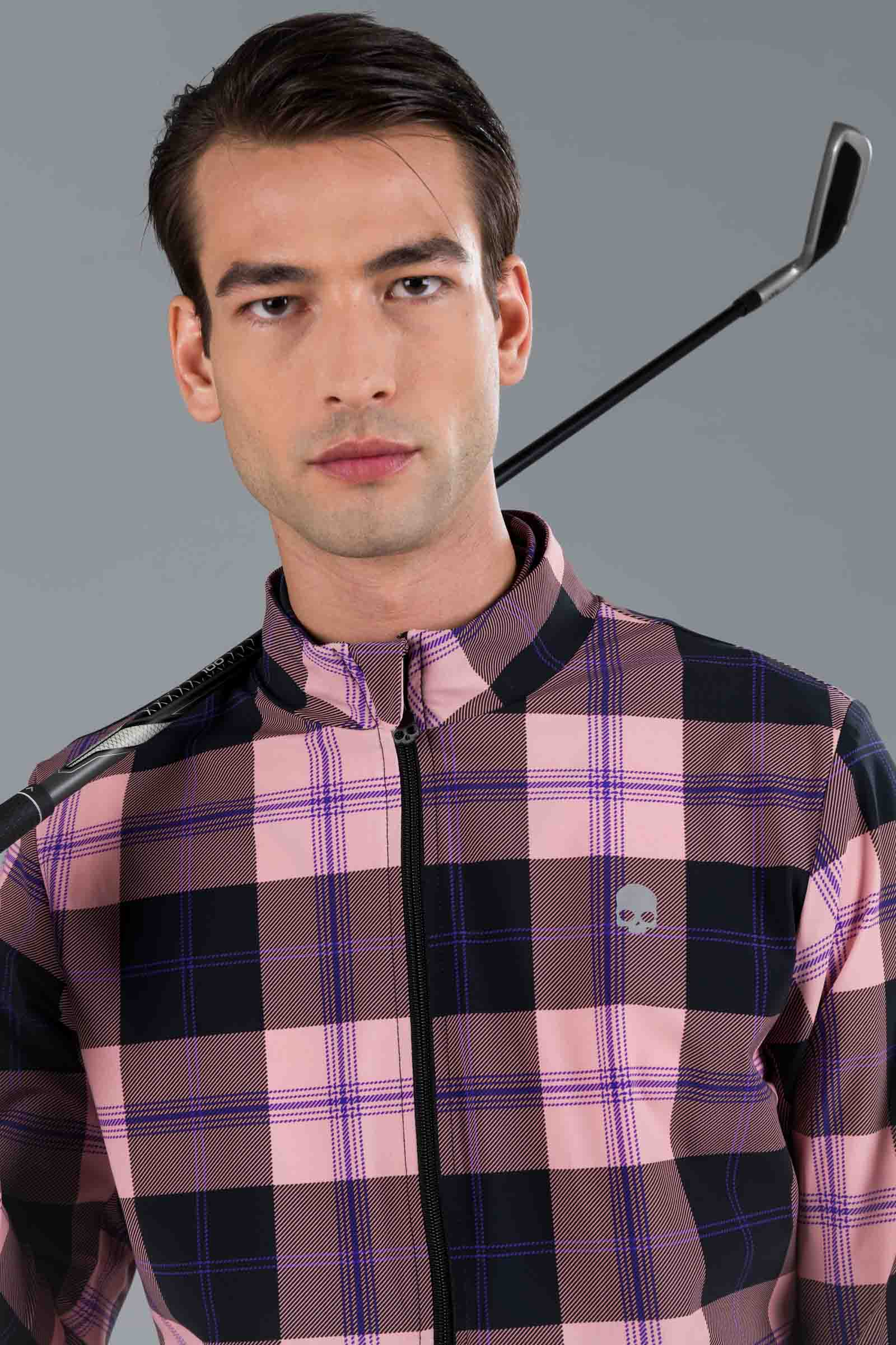 GOLF JKT - DIS. 2 PINK/BLACK - Abbigliamento sportivo | Hydrogen