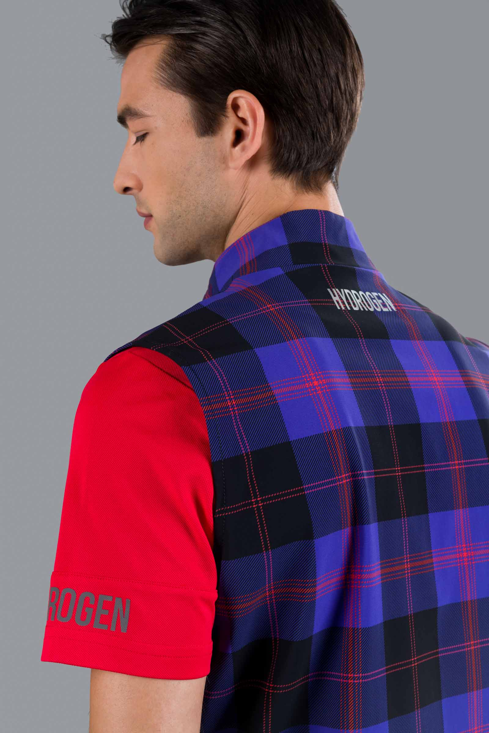 GOLF VEST - DIS. 1 PURPLE/BLACK - Hydrogen - Luxury Sportwear
