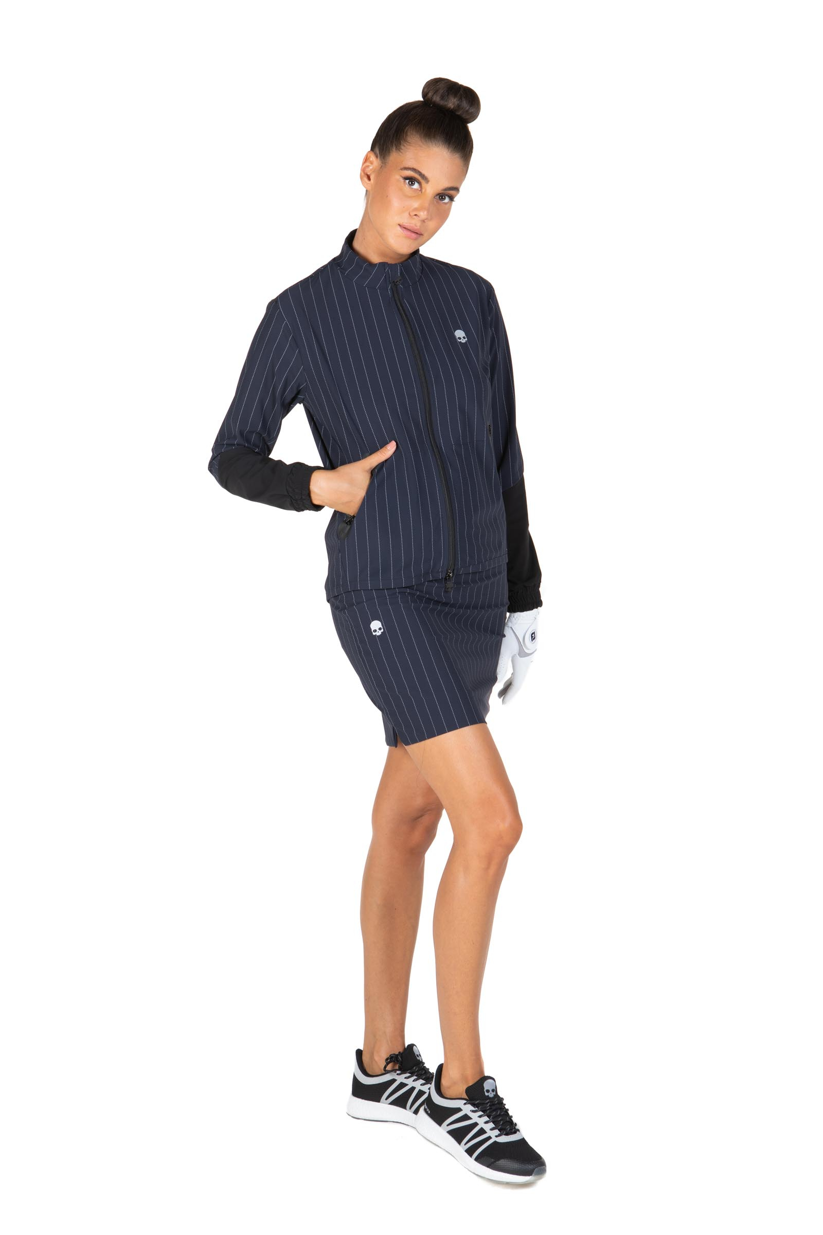 GOLF JKT - BLUE NAVY STRIPE WHITE - Hydrogen - Luxury Sportwear