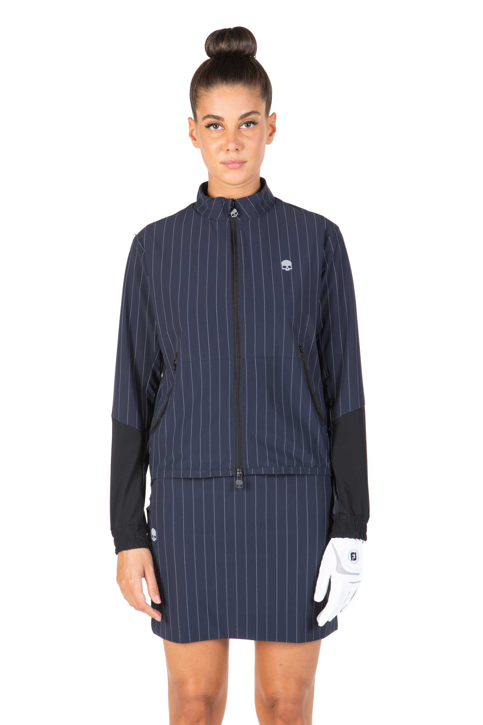 GOLF JKT - BLUE NAVY STRIPE WHITE - Hydrogen - Luxury Sportwear