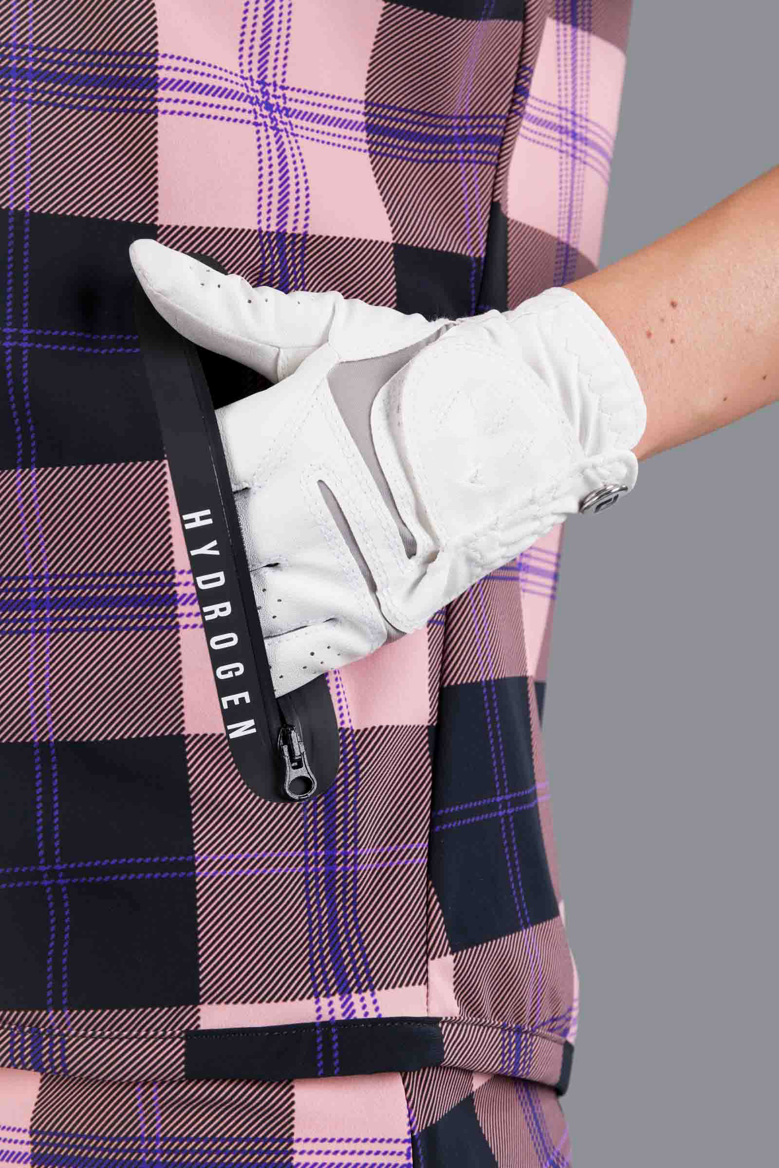 GOLF VEST - DIS. 2 PINK/BLACK - Hydrogen - Luxury Sportwear