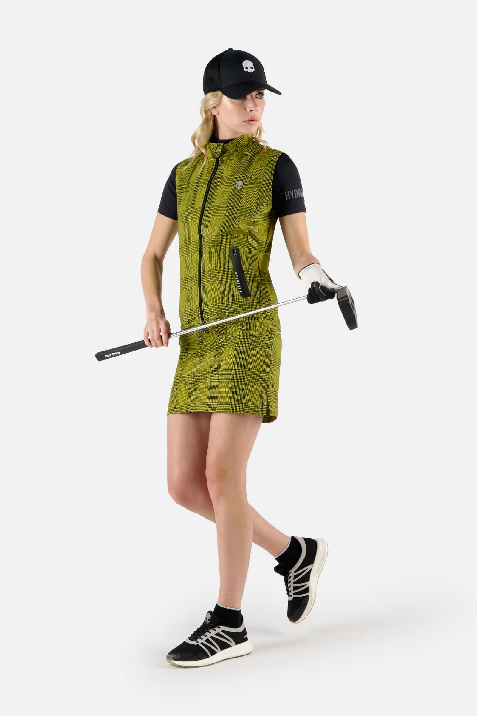 GOLF VEST - YELLOW,BLACK - Hydrogen - Luxury Sportwear