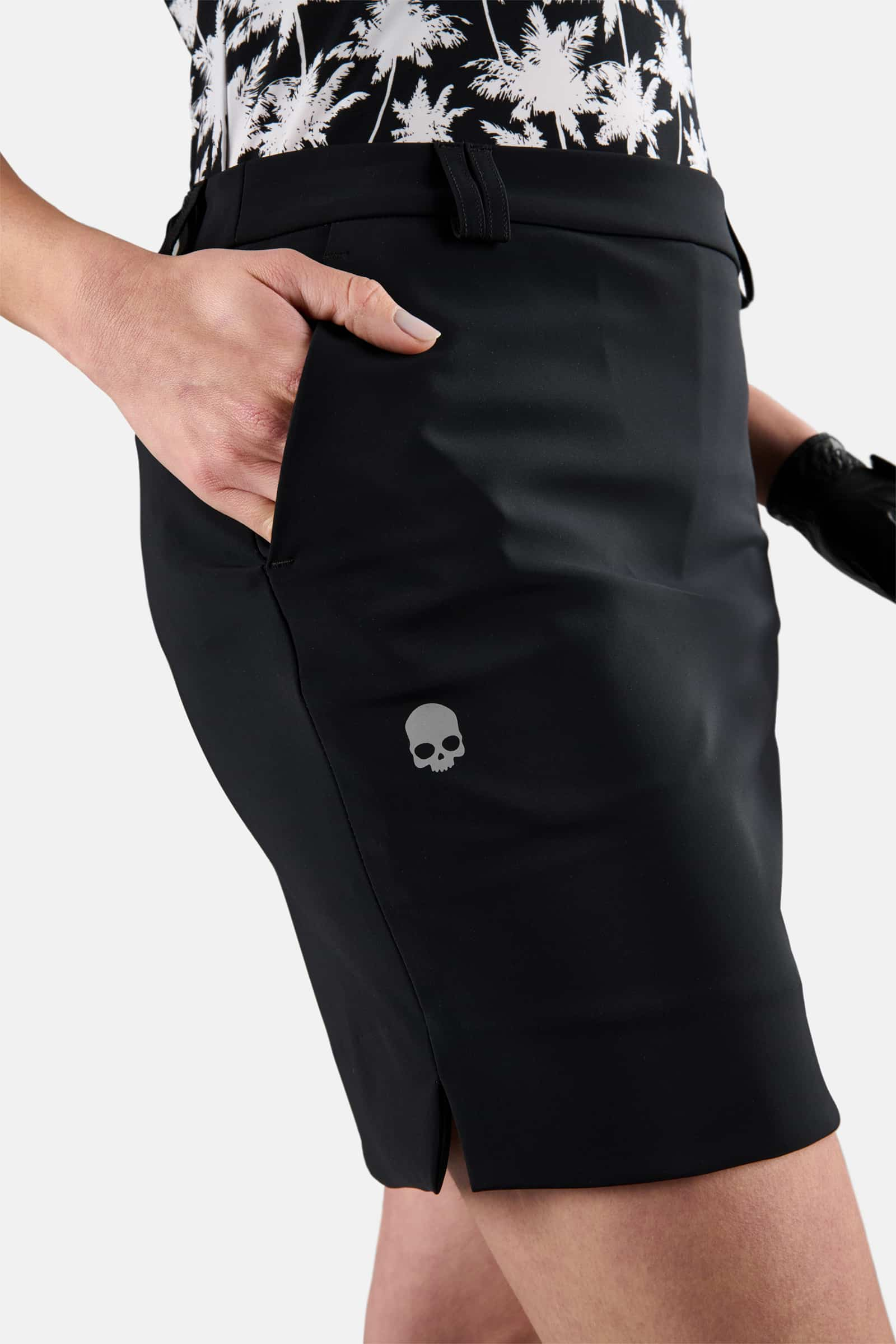 WINTER GOLF TECH SKIRT - BLACK - Hydrogen - Luxury Sportwear