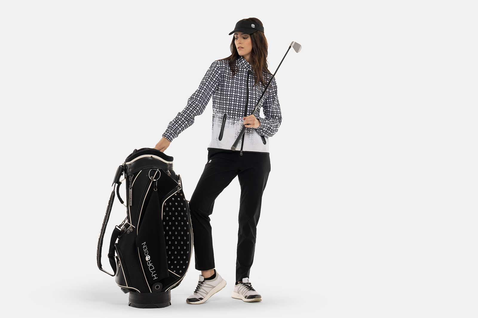 PAINTED TARTAN TECH JACKET - TARTAN - Hydrogen - Luxury Sportwear