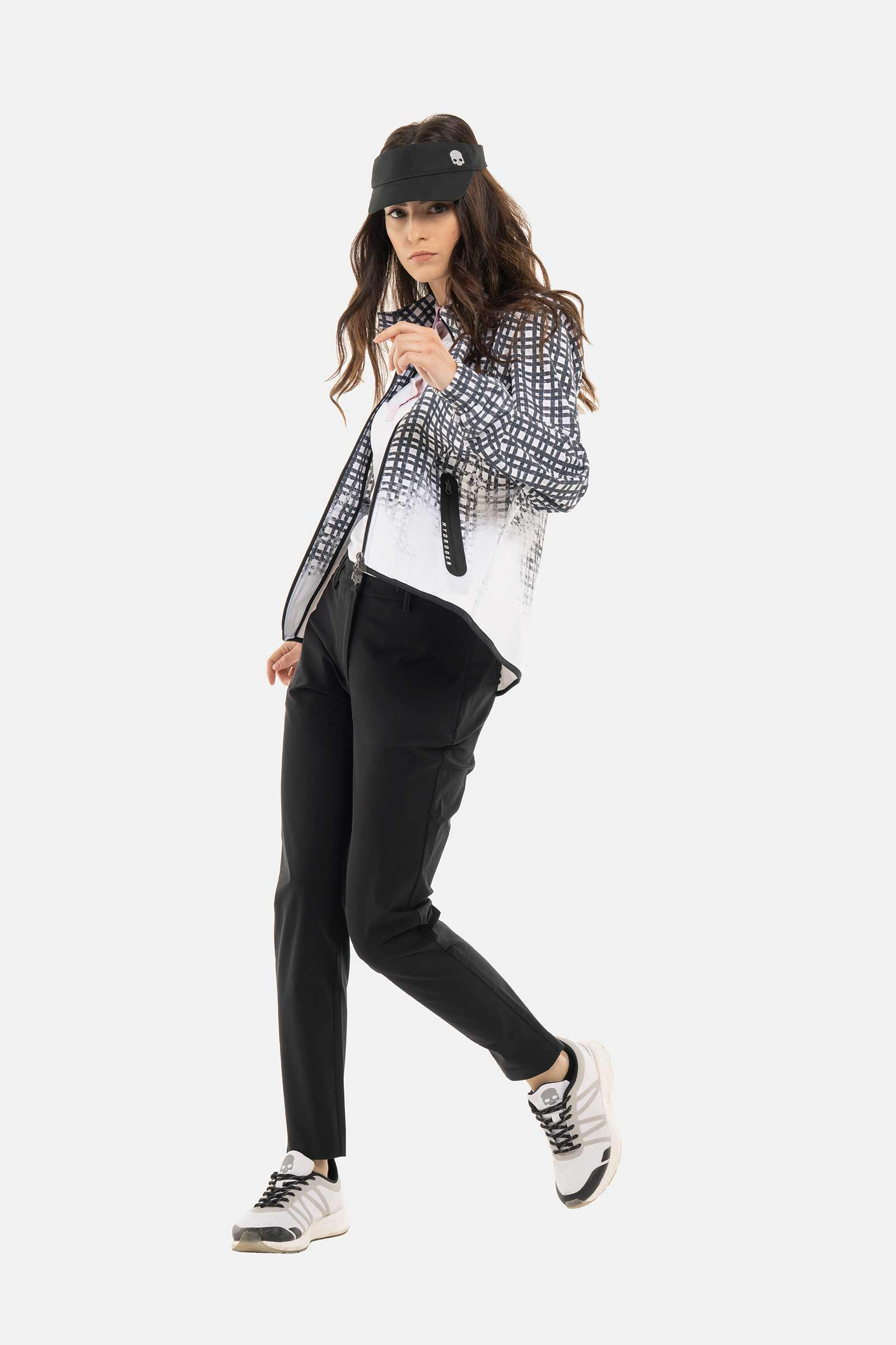 PAINTED TARTAN TECH JACKET - TARTAN - Hydrogen - Luxury Sportwear